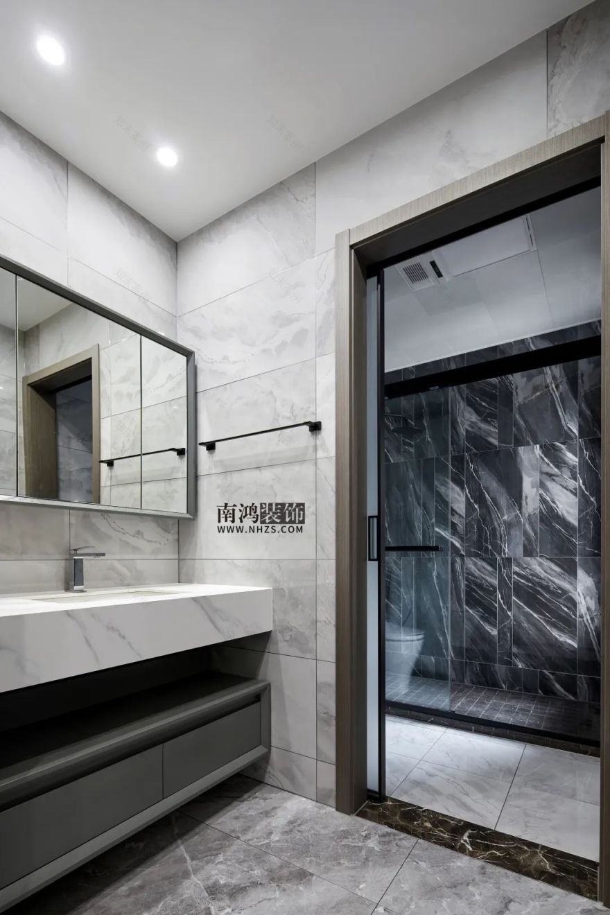 世茂首府港式轻奢大宅丨浙江南鸿装饰-59