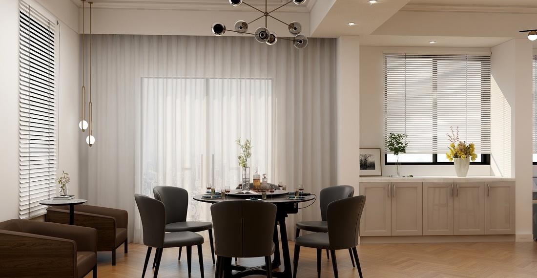 北欧风“留白之美”室内设计案例-1