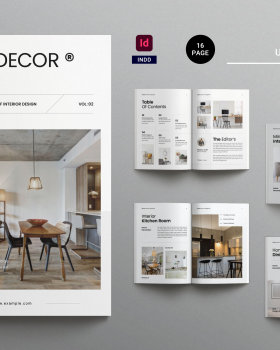 Interior Design Magazine Template