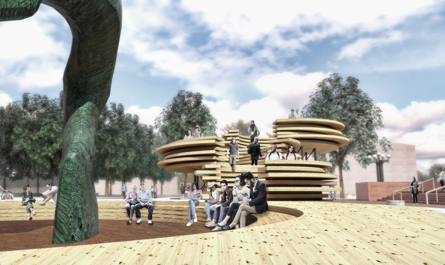 印第安纳硬木 CLT 广场,宜家致敬米勒-70