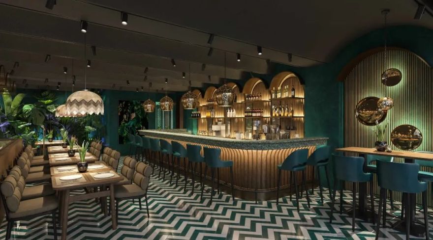东南亚风情融入酒吧餐厅设计,POETS·Thai 引领社交新潮流-1