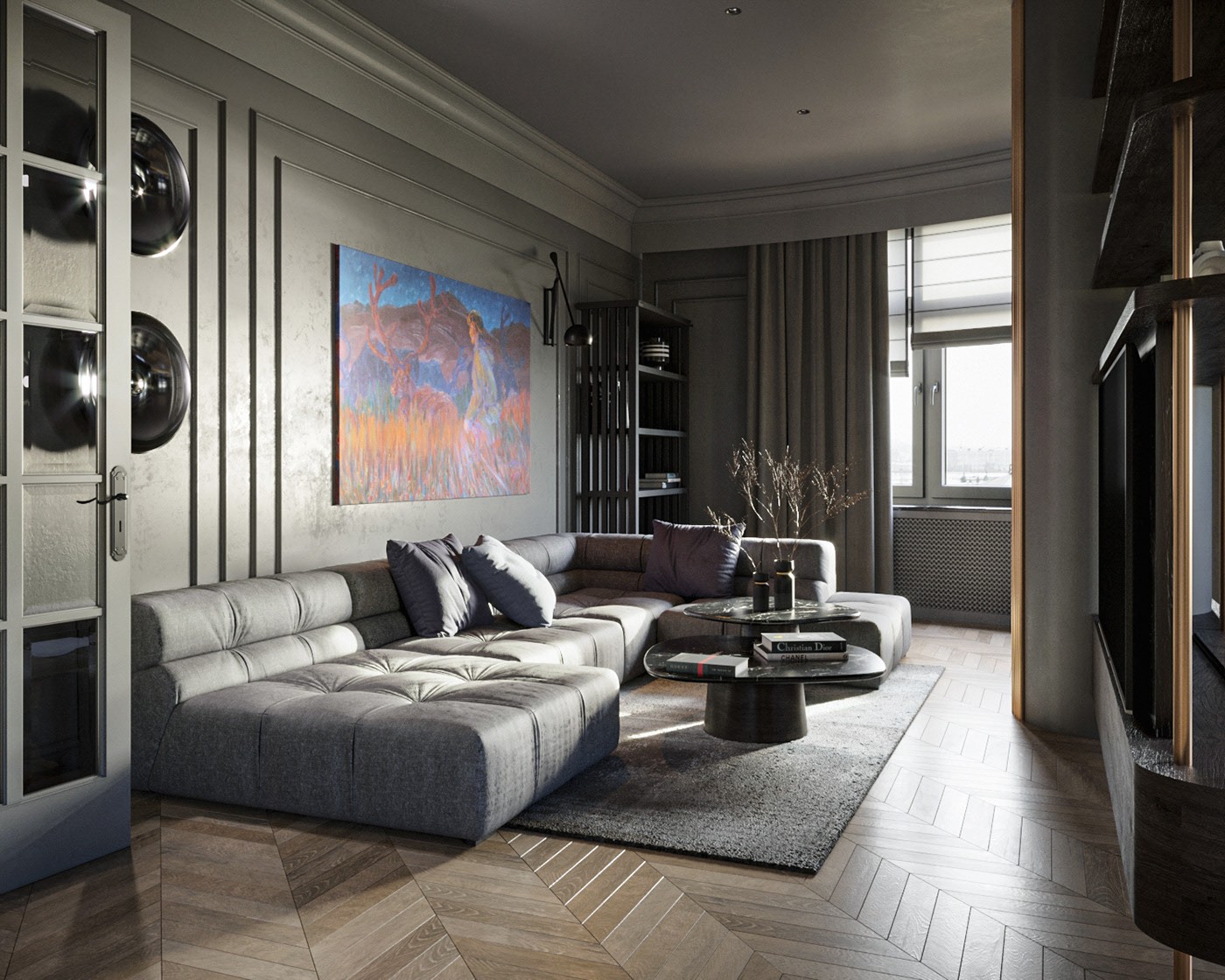 俄罗斯小空间公寓设计-2