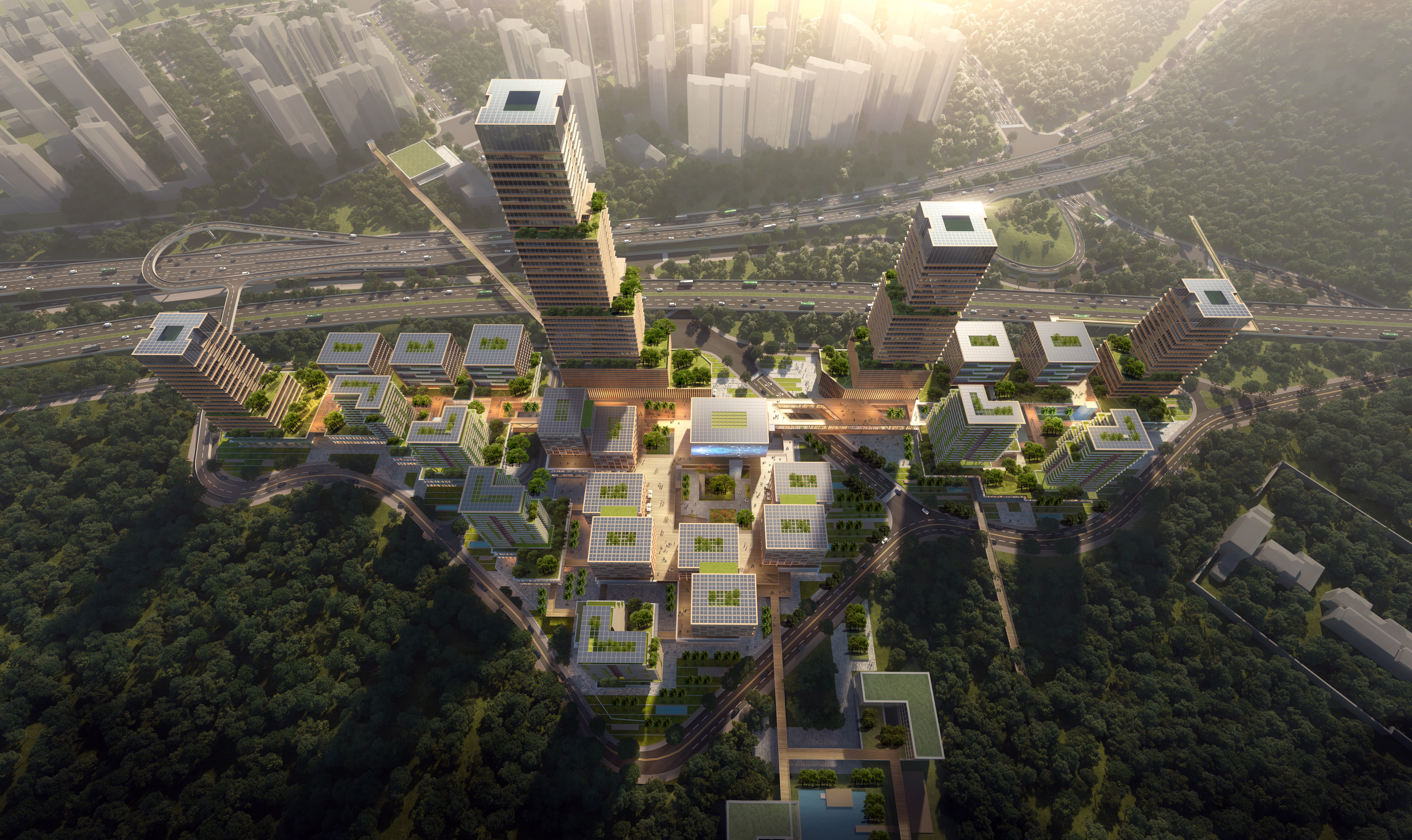 深圳建筑产业生态智谷总部基地一期城市设计与建筑设计总承包国际招标丨中国深圳丨艾奕康设计与咨询（深圳）等多家联合体单位-2