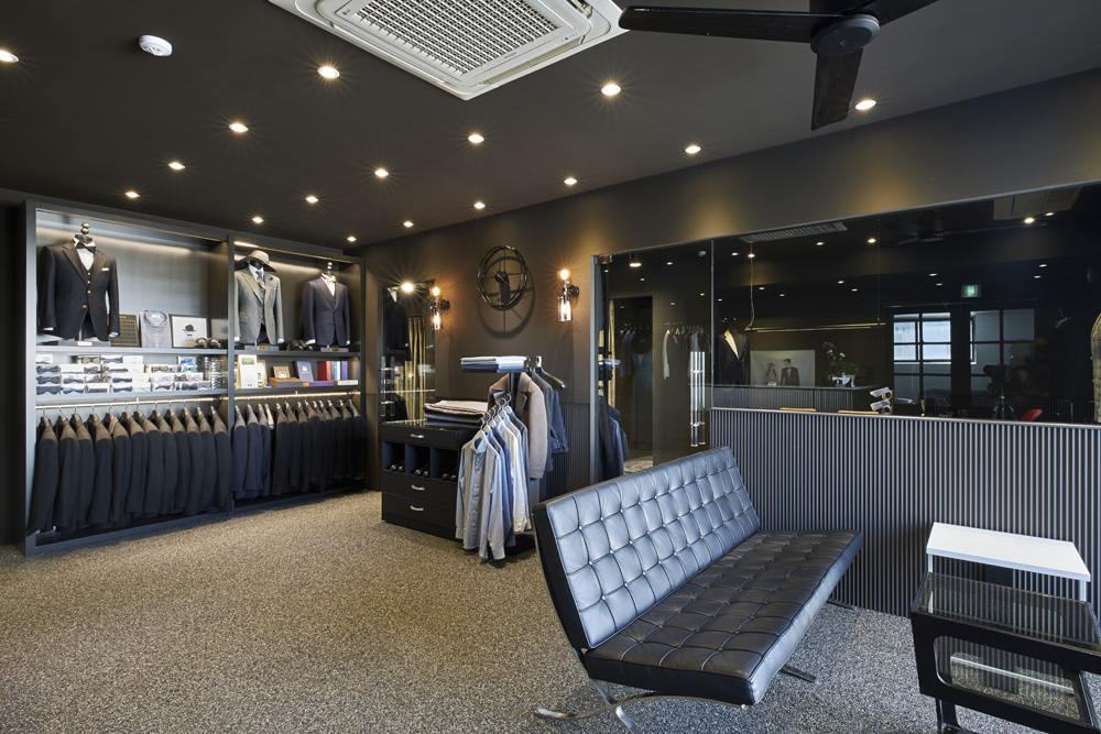 25 平现代男装店，极简黑白色调的魅力-2