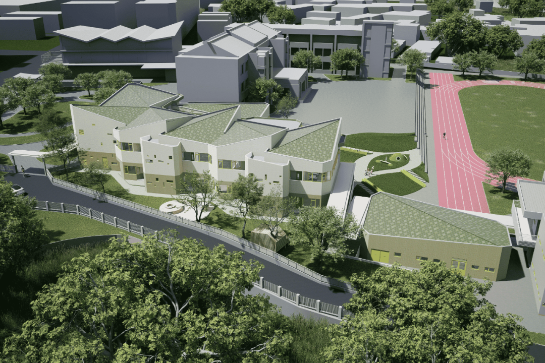 飞檐如翼，乘梦飞翔——金沙小学附设幼儿园建筑设计-3