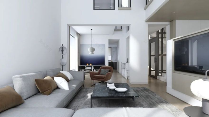 绍兴夏宫豪庭 | 光与影的简约精致美学-16