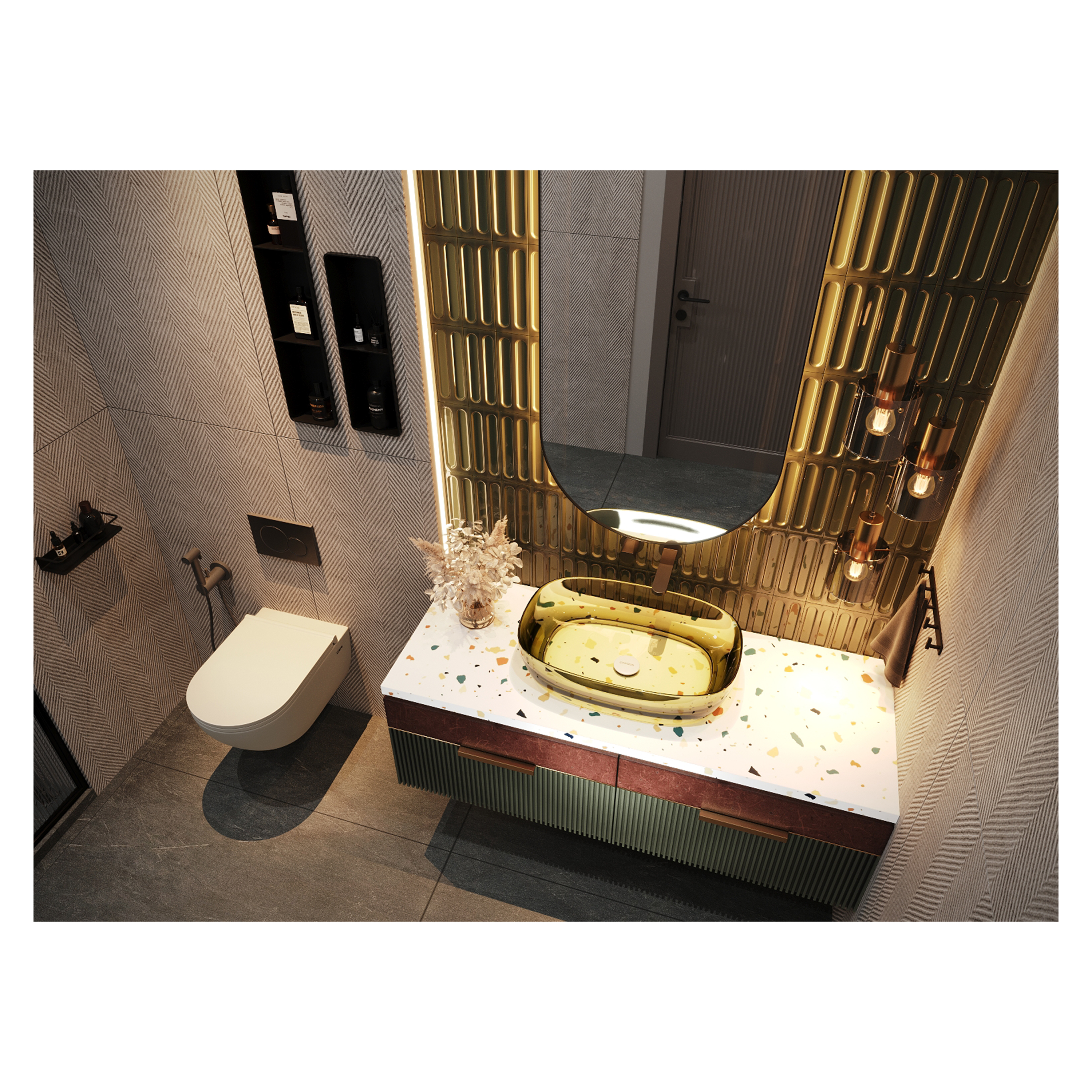 化妆室；洗手间丨印度丨Sai Krishna Ponnada-10