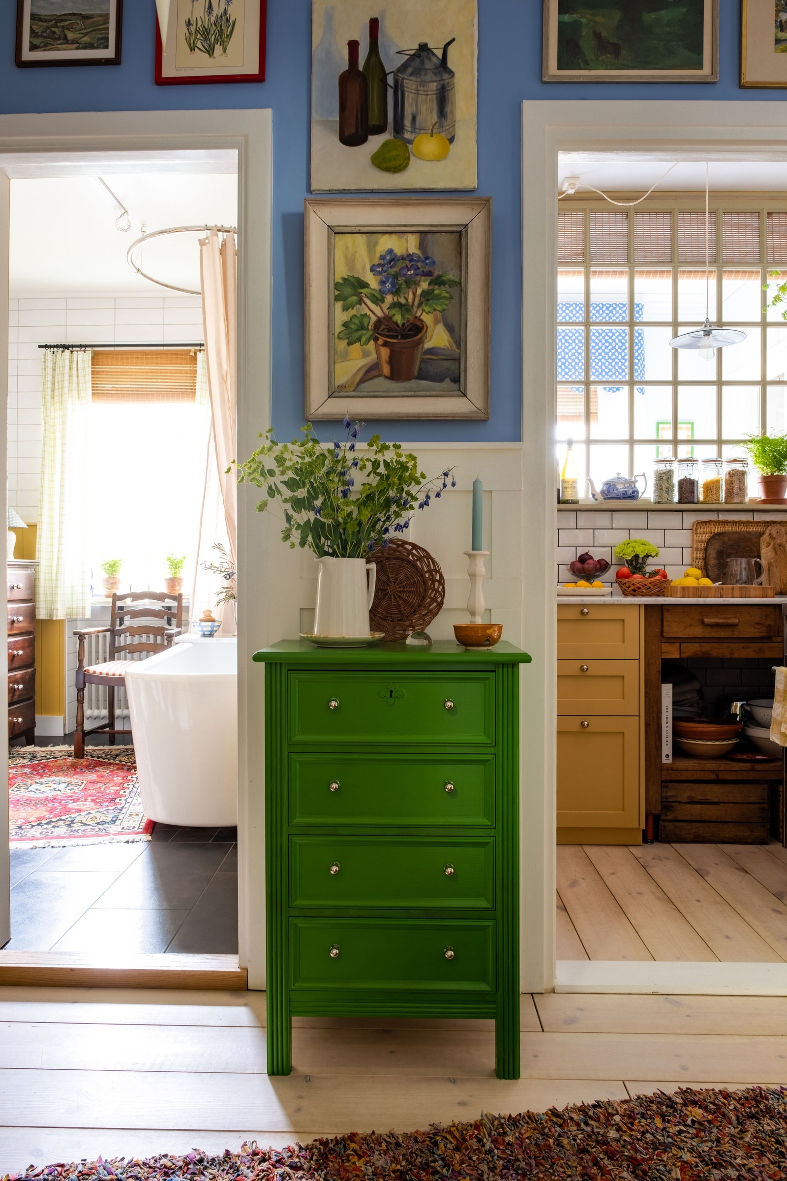 斯德哥尔摩的彩色梦想公寓 | Sebastian Bergström 的创意室内设计-34