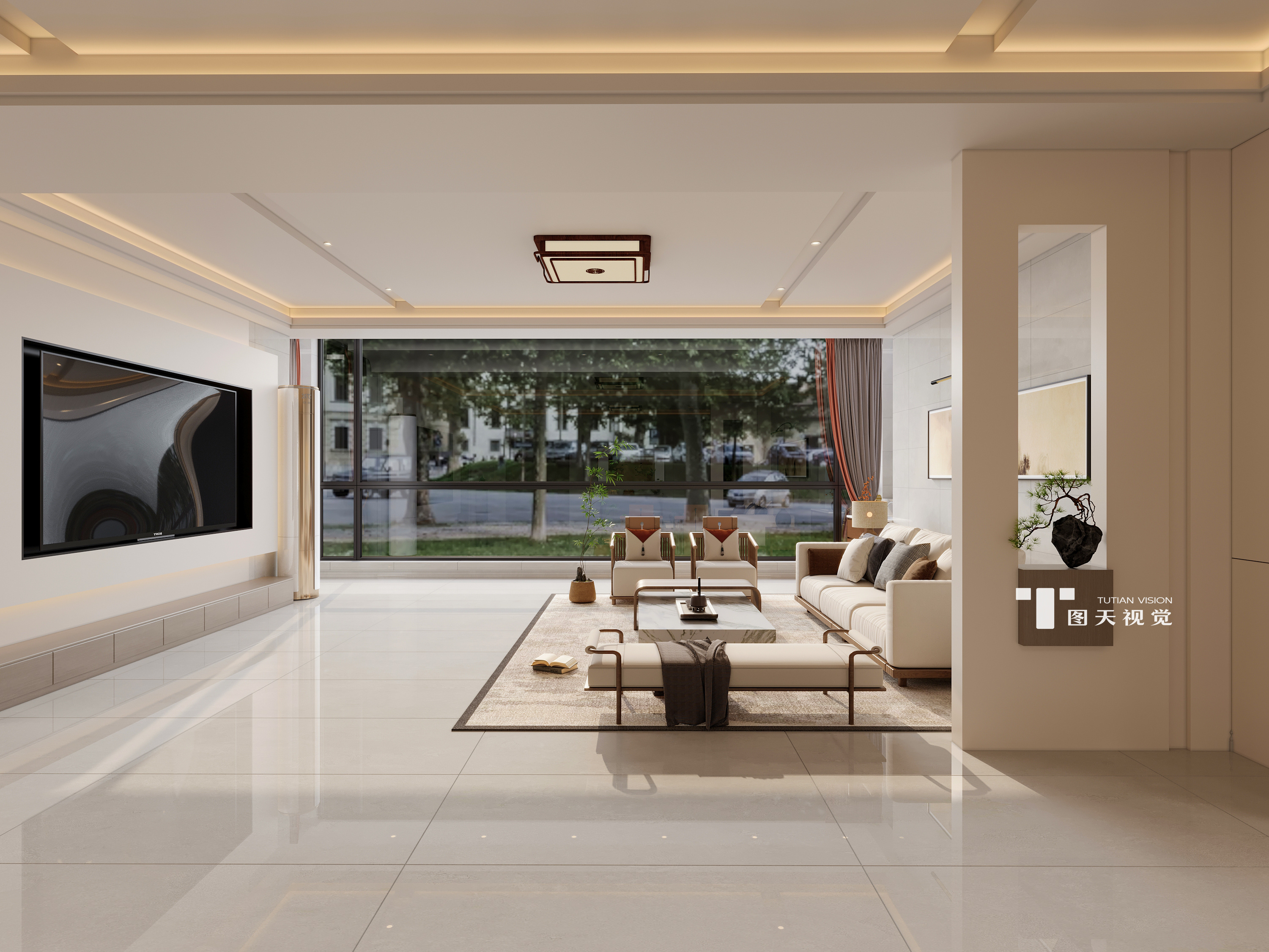 儒雅中式自建房 · 温润质感全屋瓷砖-2