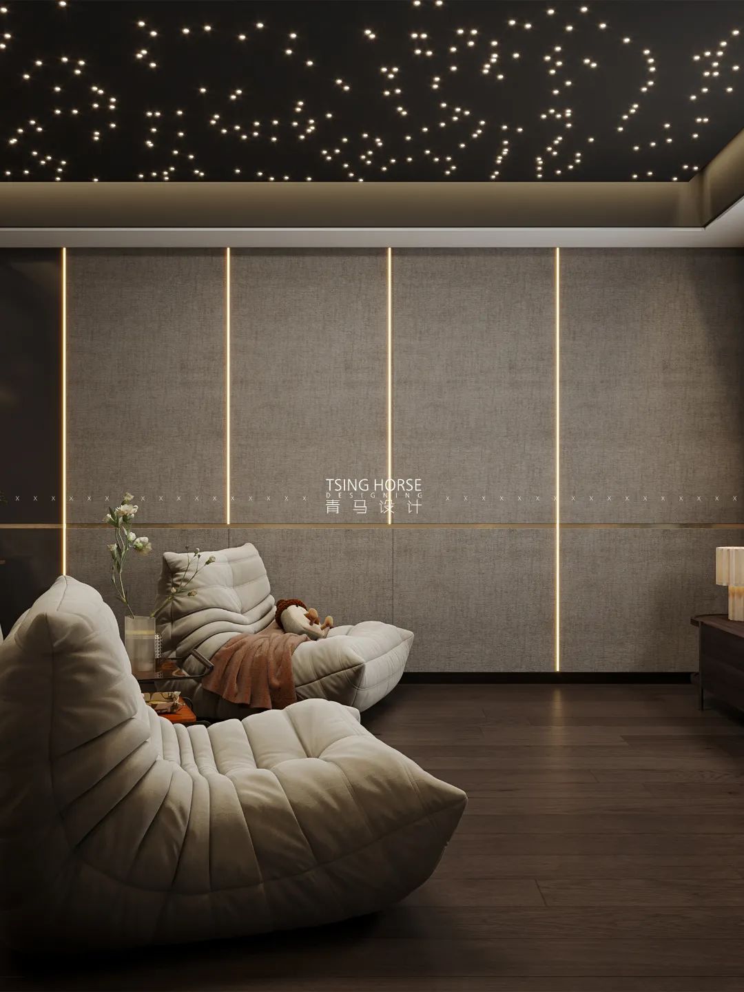 招商央玺现代轻奢别墅空间设计丨周昆设计团队-44