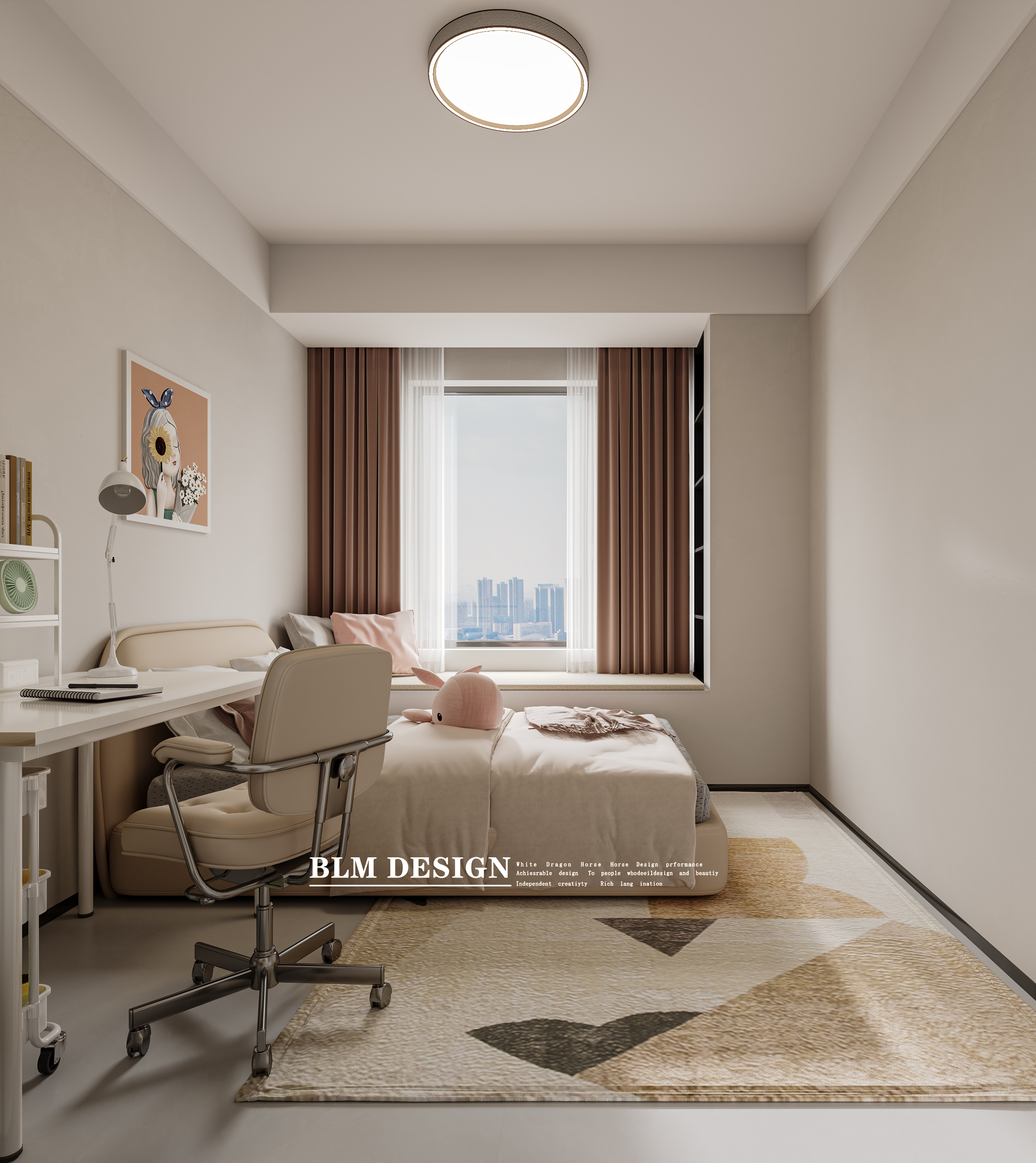 现代  白龙马效果图设计制作-9