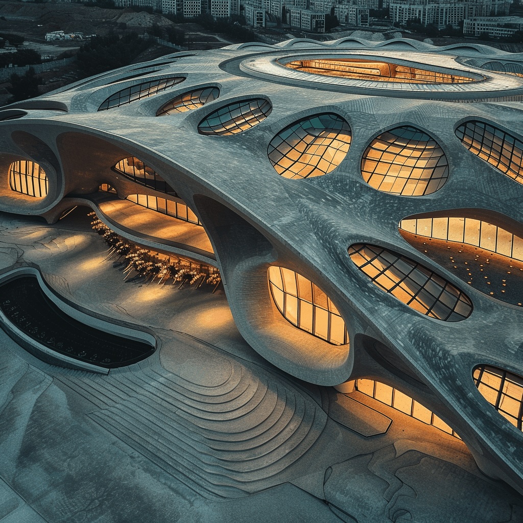 丘比内赫体育场丨卡塔尔多哈丨Green Clay Architecture-16