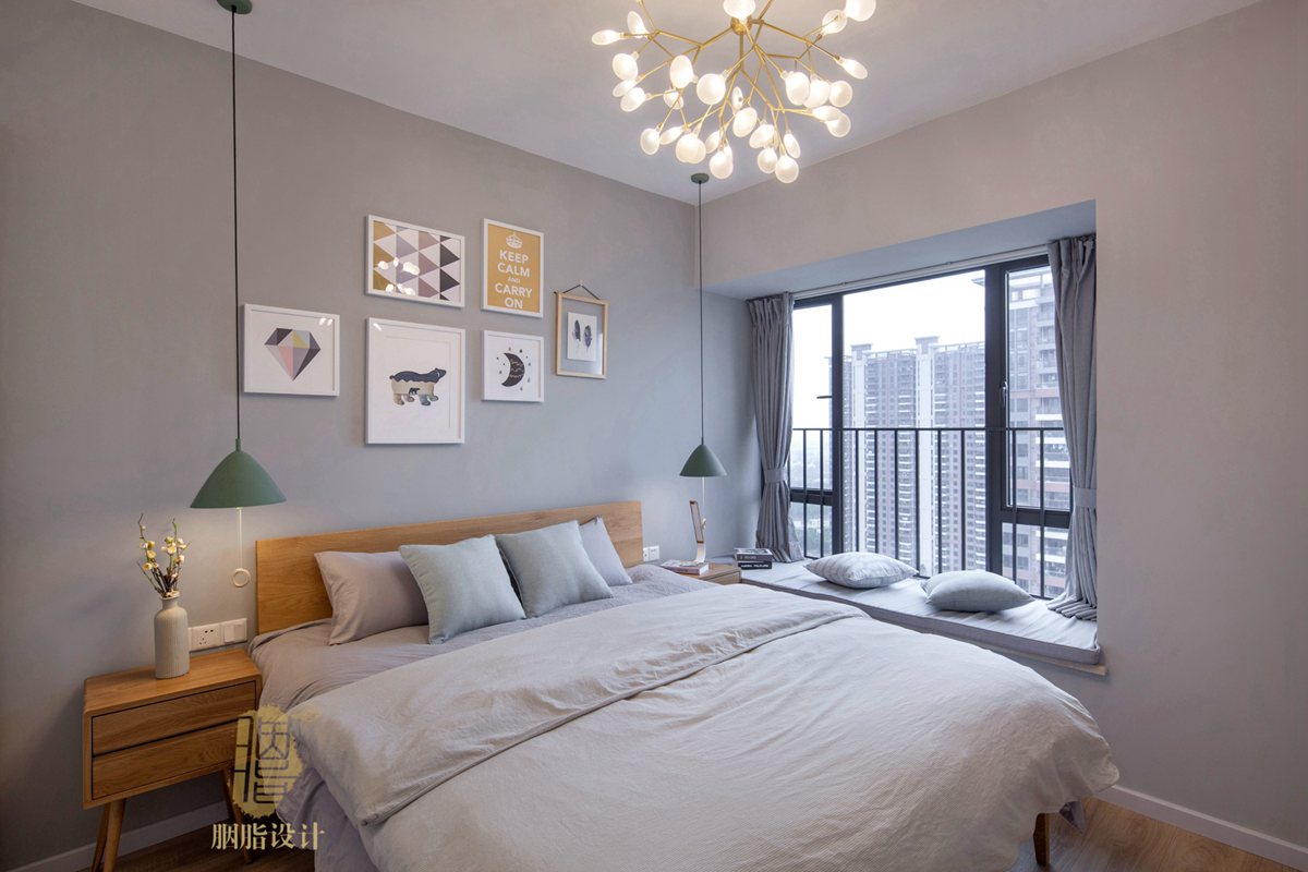 广州亚运城 121 平米北欧风之家 | 原木与色彩的美丽碰撞-45