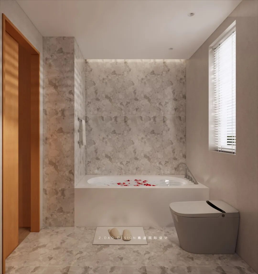 尊道新作|合肥『中央公园岚庭』中古风大平层设计，时光沉淀可持续松弛的家~-105