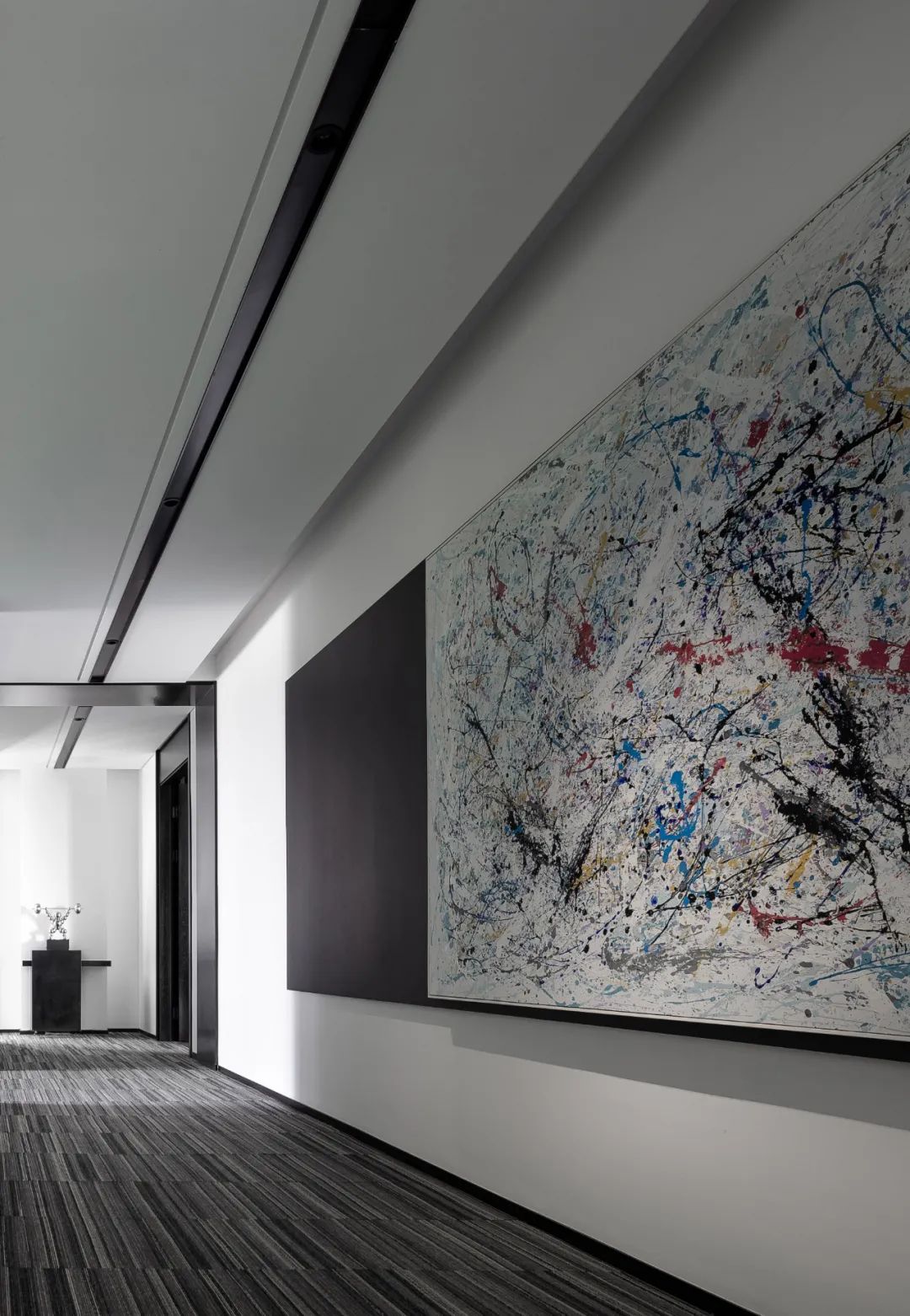 绍兴万里进出口办公空间 | 黑与白的隐喻世界-103