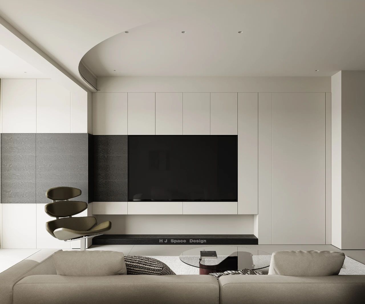 简白轻黑丨逅界空间设计-14