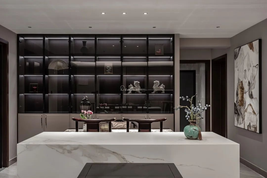 西海南新中式雅居丨紫苹果国际设计-36