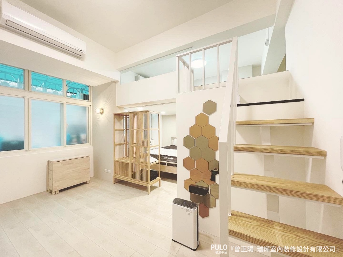台北16坪挑高夹层屋翻新丨中国台北丨瑞烨室内装修设计有限公司-23