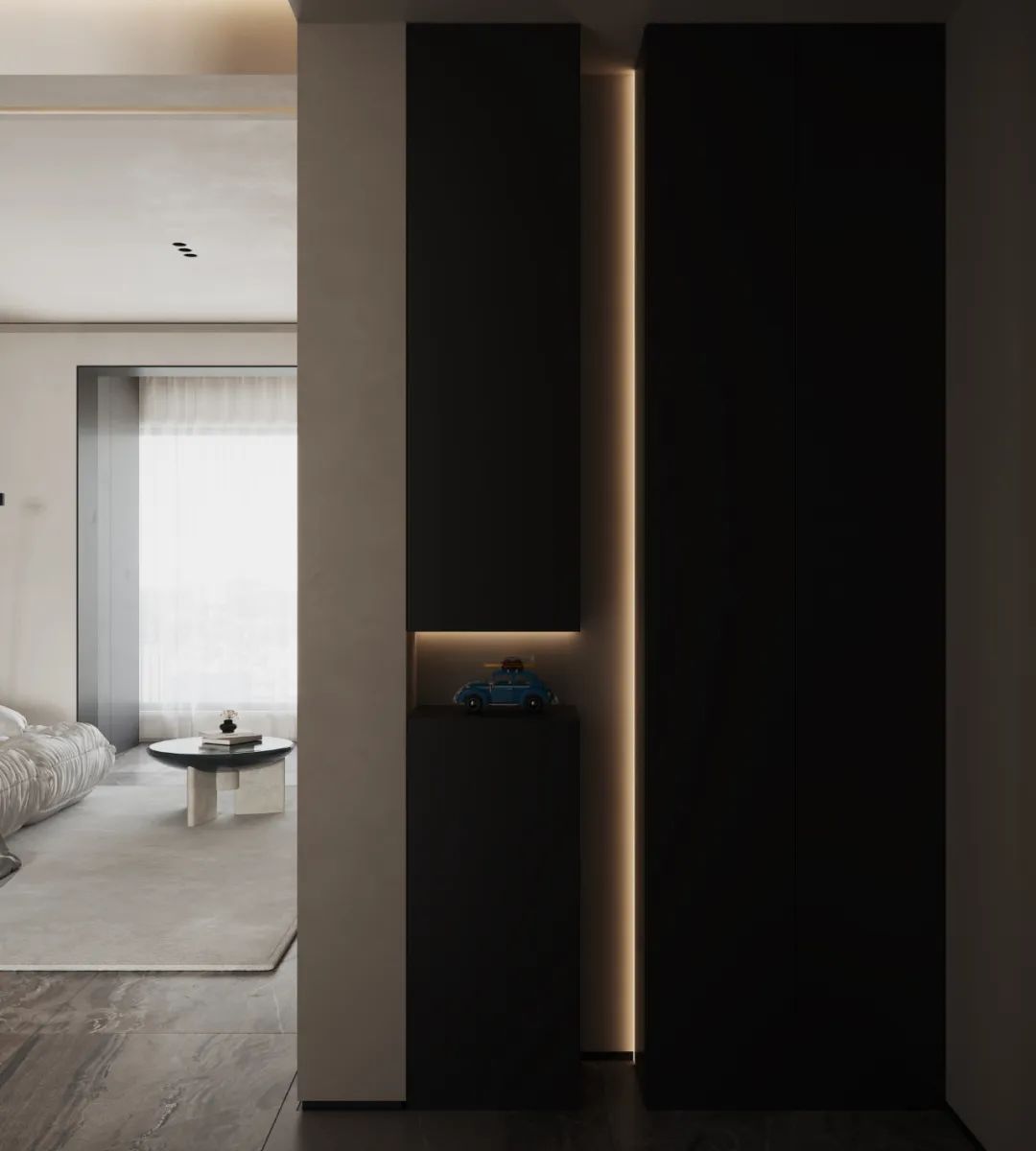 龙湖景粼天序 · 现代极简空间探索丨西安锐格惟辰装饰工程有限公司-4