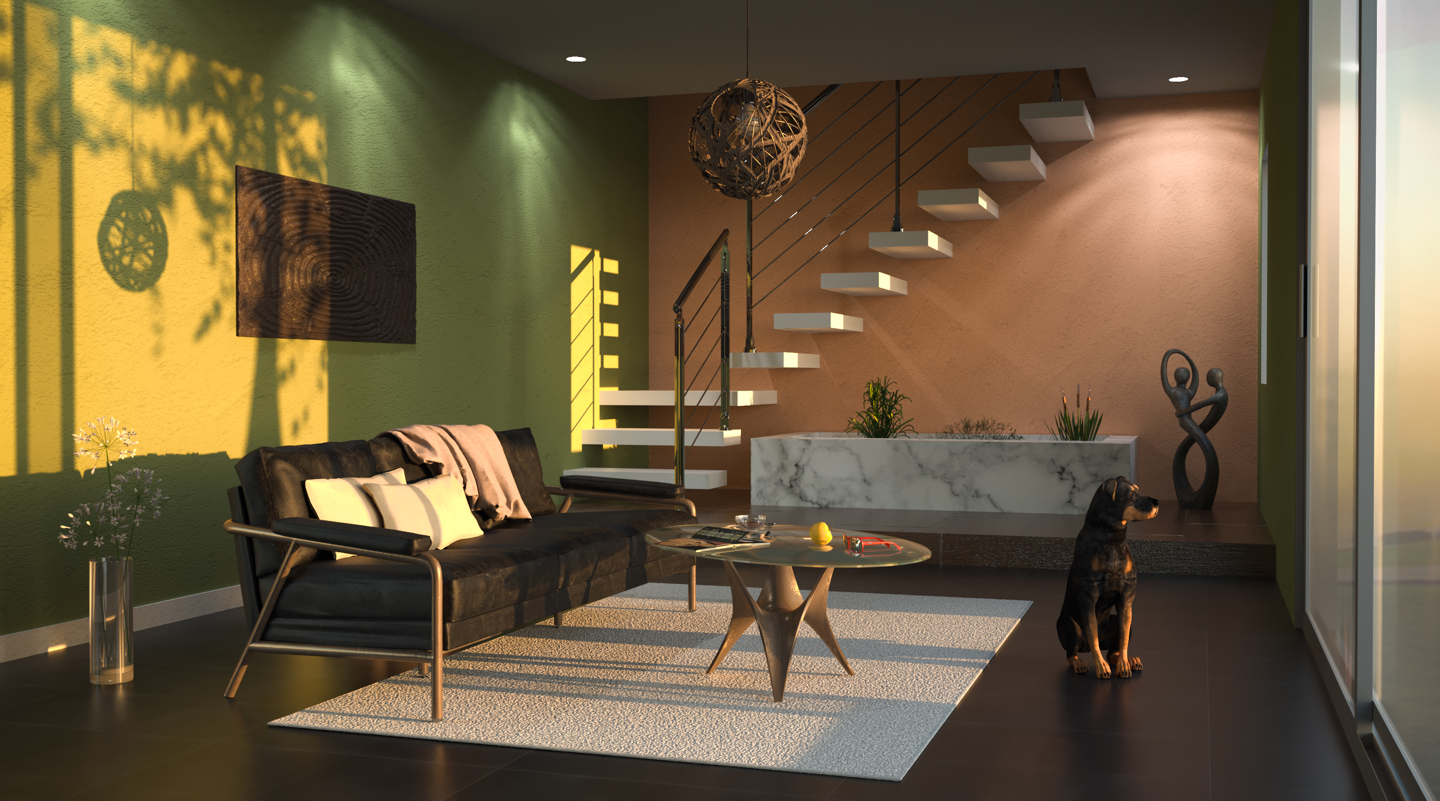 三维室内建筑设计-12