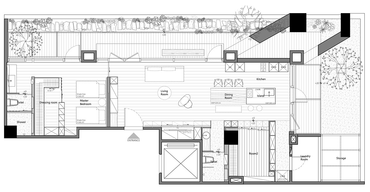 退休夫妻的观景大平层丨必设计 Studio B-5