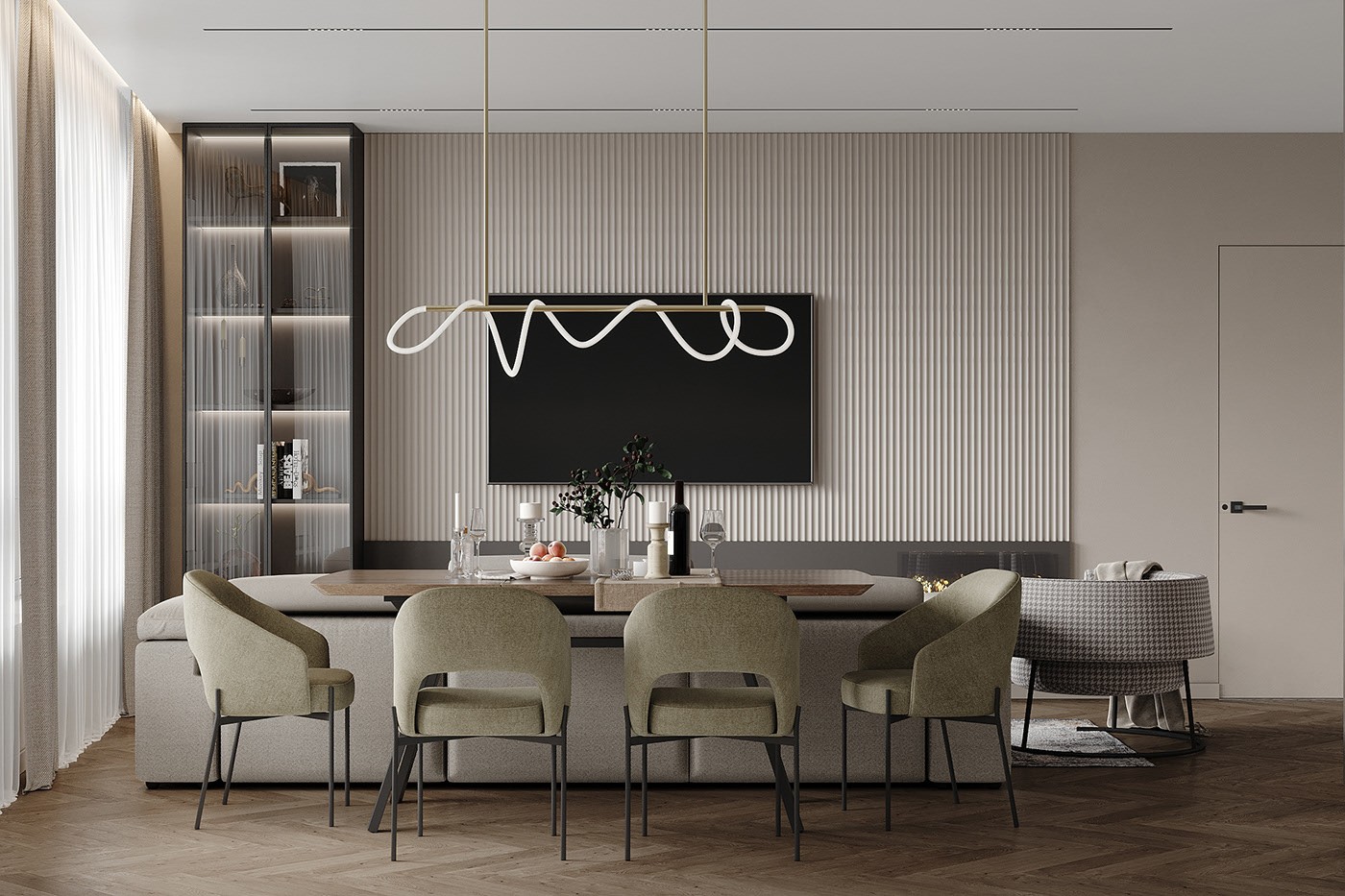 87㎡简约风住宅设计 超细腻的质感！-8