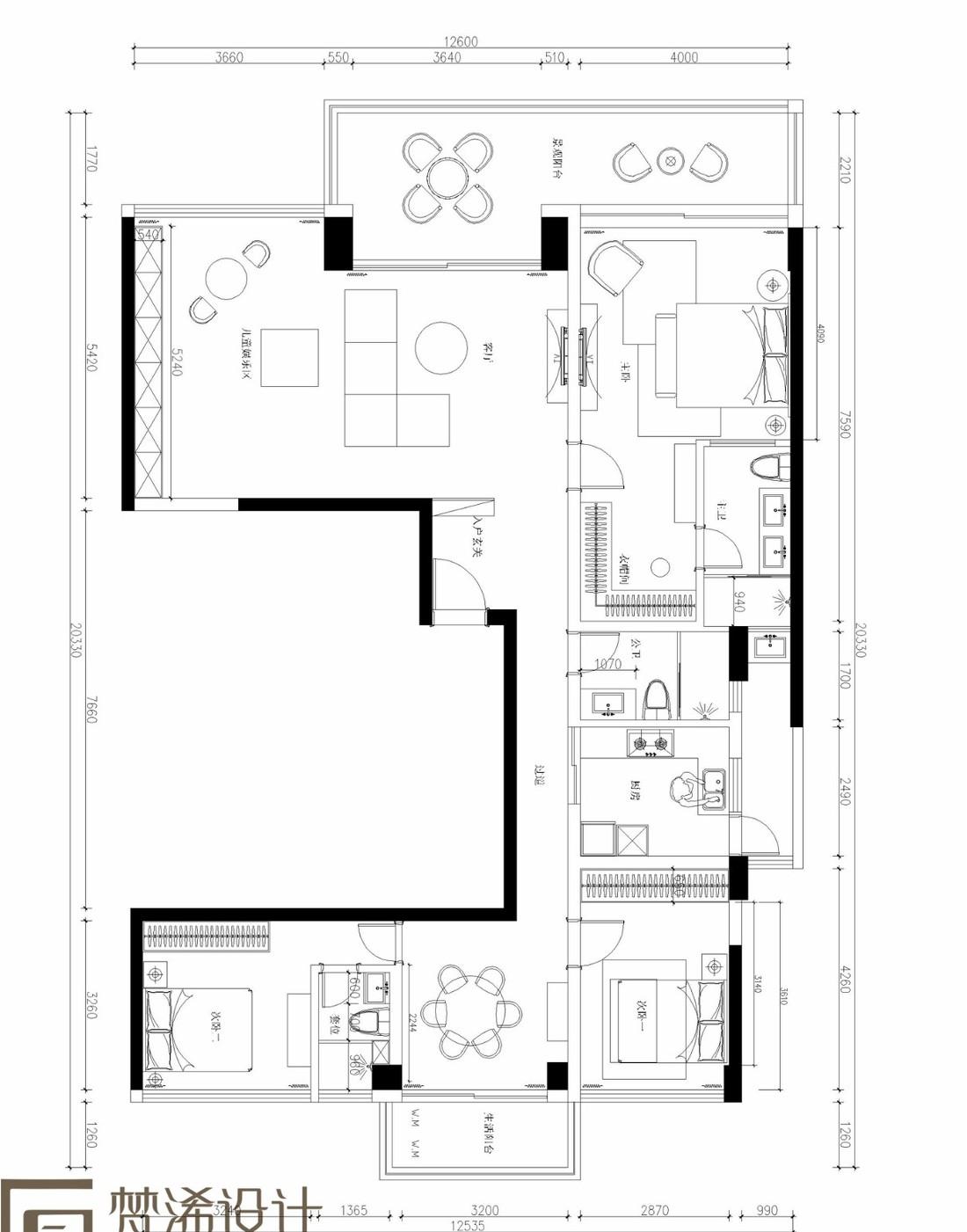 梵浠设计 · 打造温馨北欧儿童乐园-50