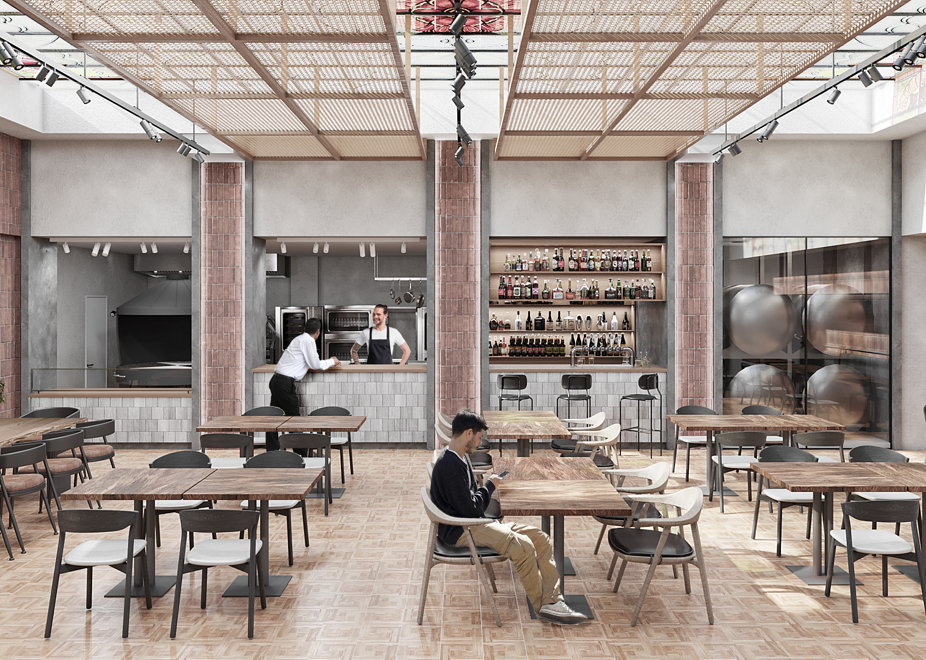 布拉格啤酒餐厅丨Archangel Architects-11