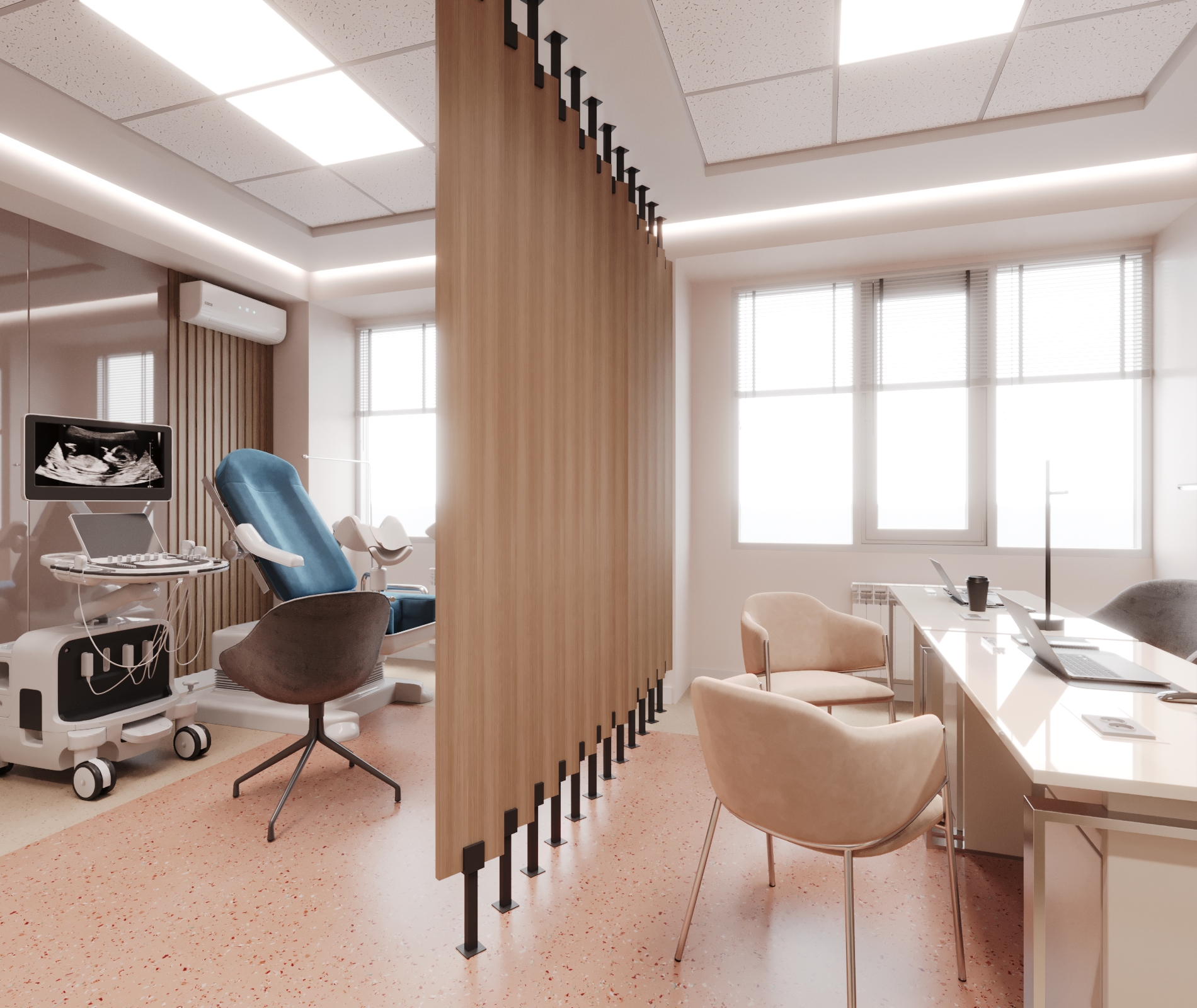 “Erebuni” 妇产科诊所检查室室内设计与规划丨亚美尼亚丨Design_14,Narek Azaryan-15