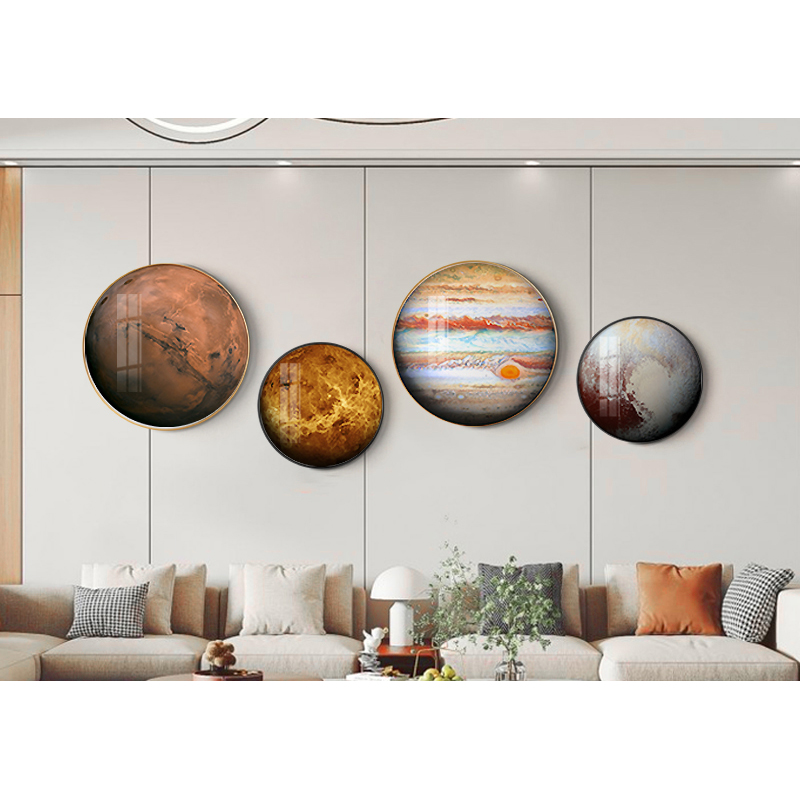 简欧风客厅书房-11