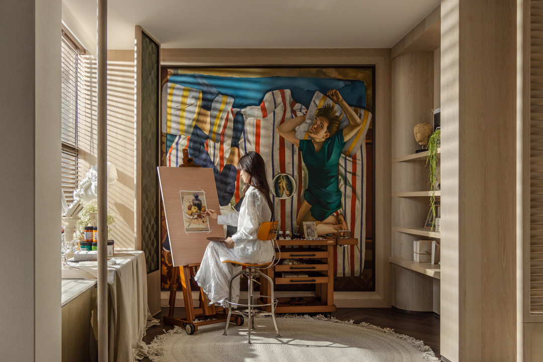 奥迅X新作｜流动艺术馆一826㎡顶层复式豪宅设计-76