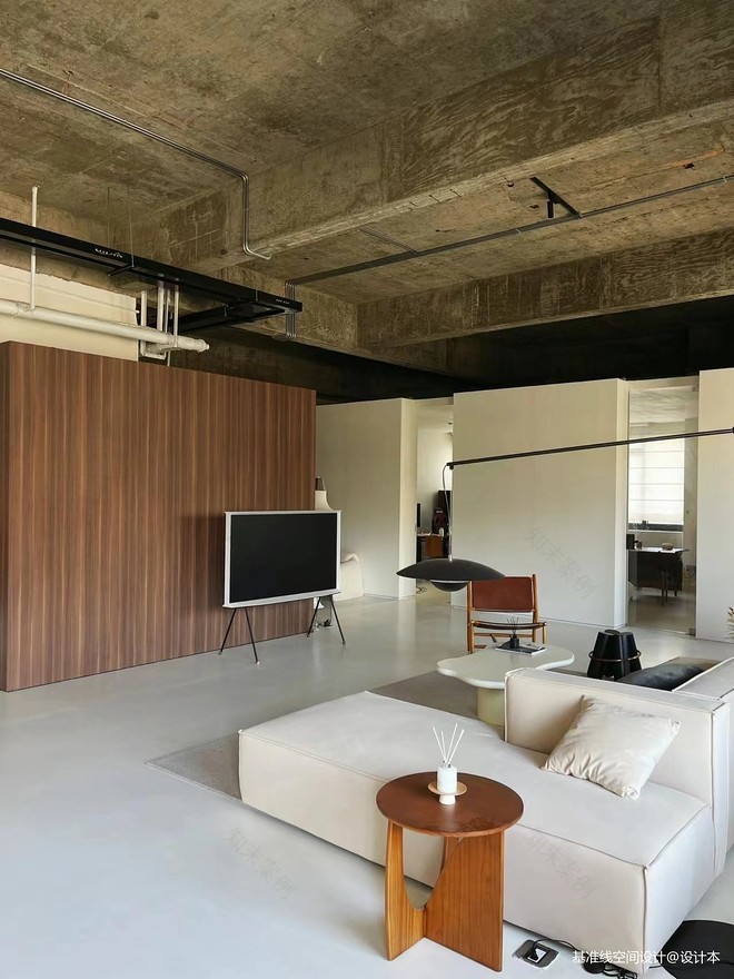 20万元办公空间200平米装修案例丨基准线工作室-12