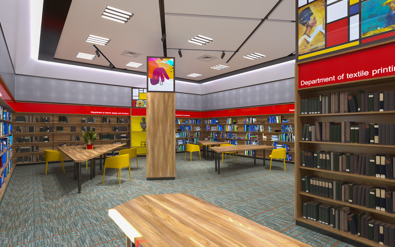 应用艺术学院图书馆空间设计-10