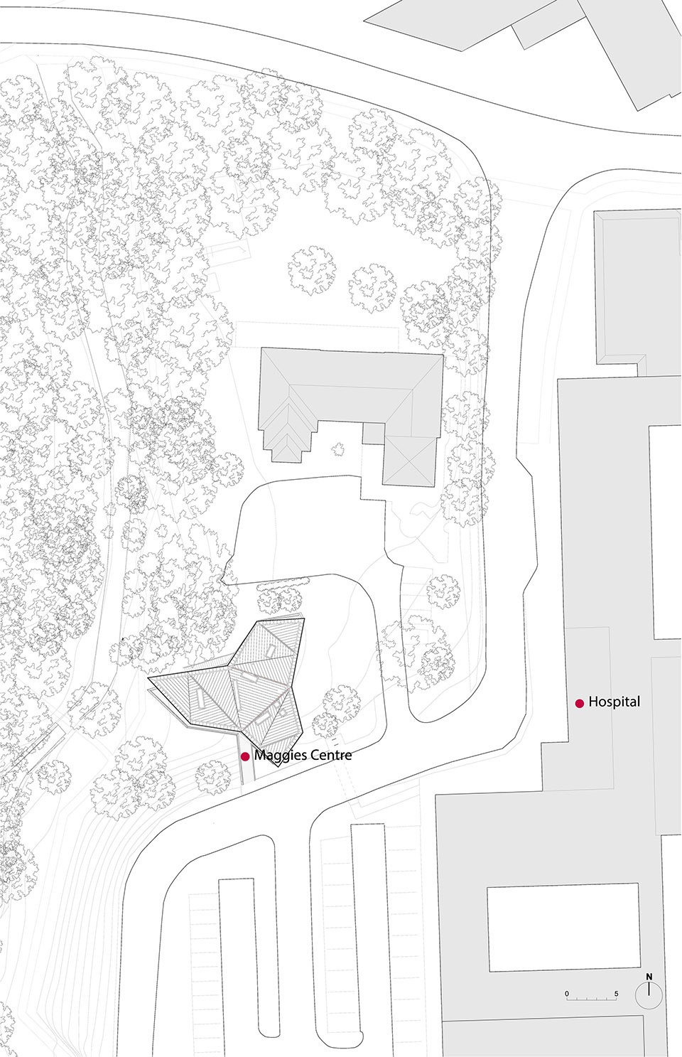 牛津 Maggie’s 中心 | 温馨木构树屋，拥抱自然与生命-54