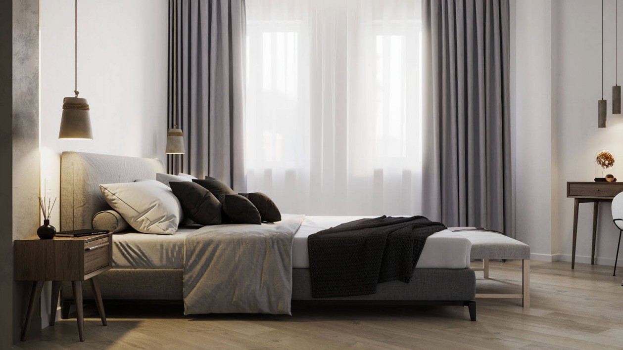 木质+高级灰 舒适到极致的住宅空间-10