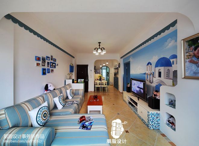 幸福猪的地中海婚房-11