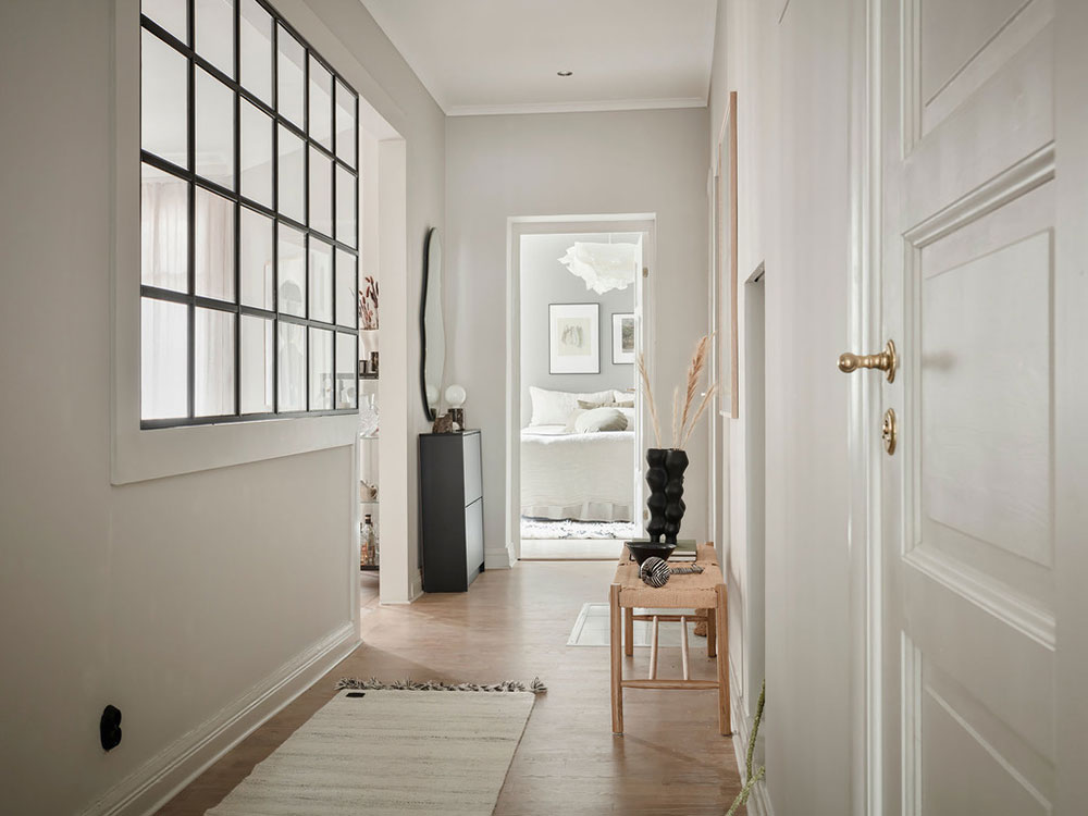 温馨瑞典公寓 | 不同空间的和谐色彩搭配-23