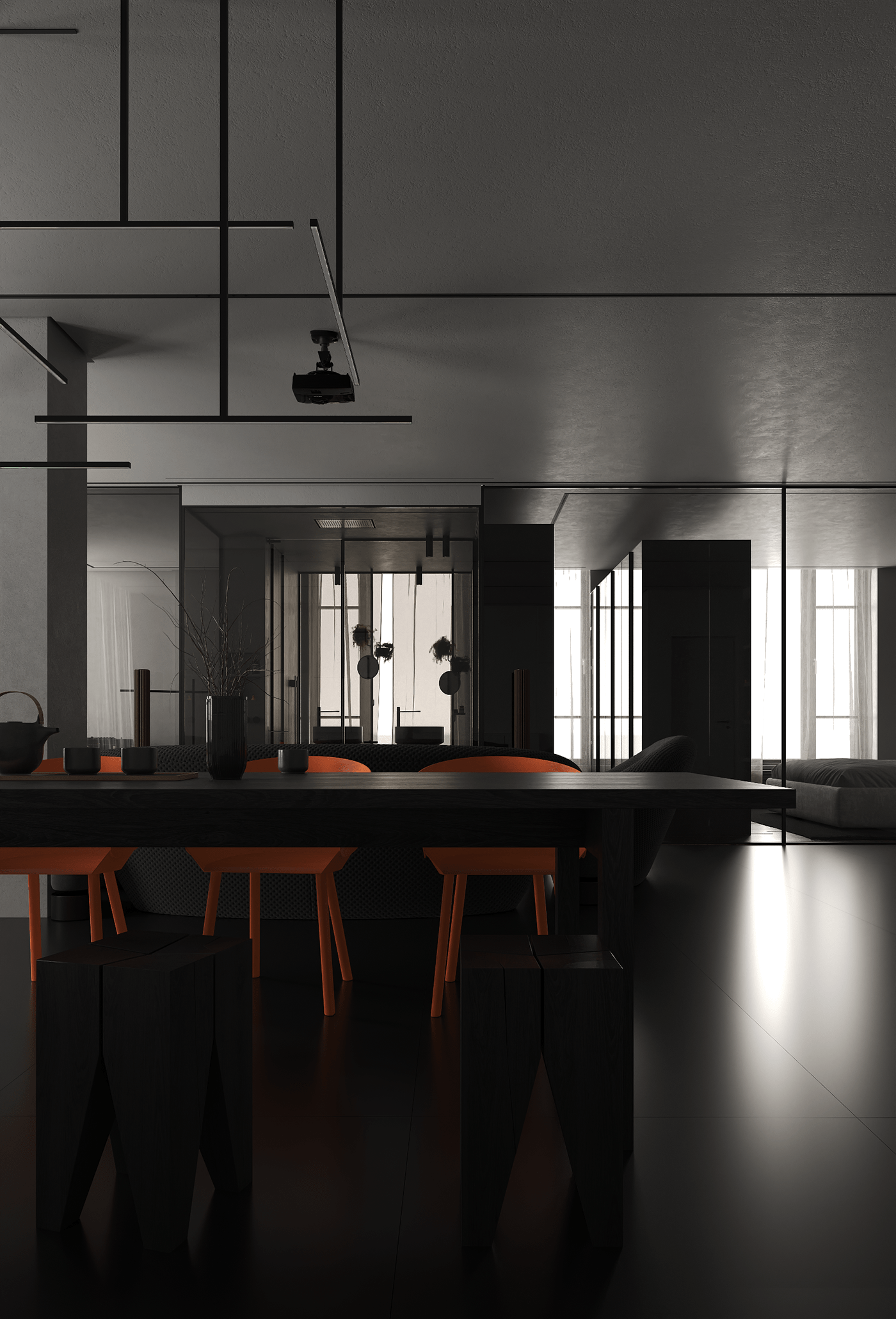 高级黑+橙色，简约高级！-5