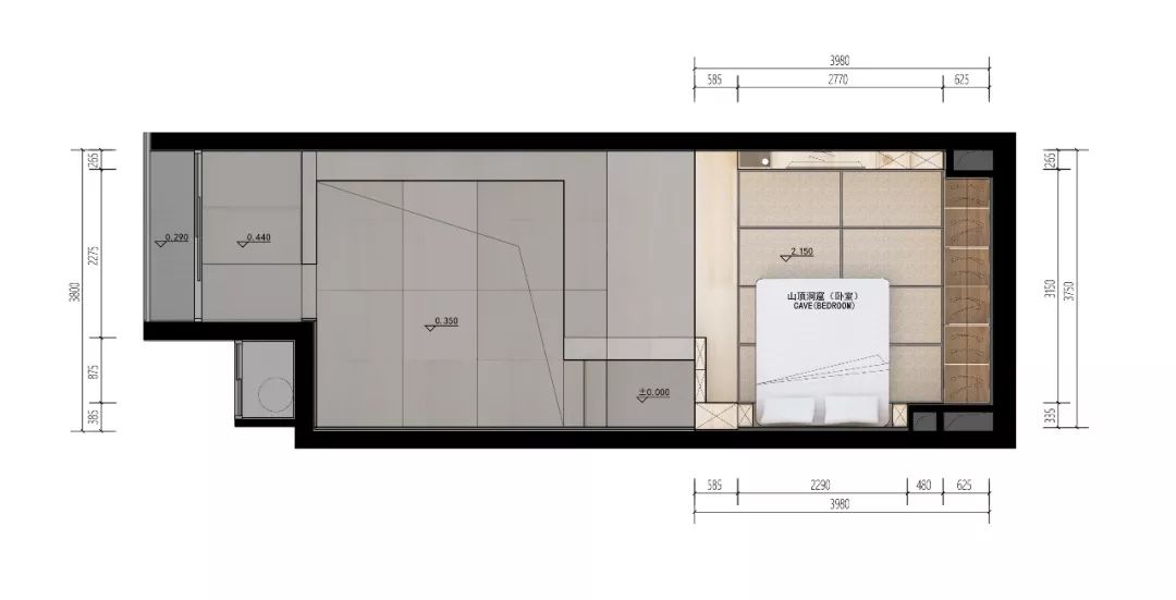 盈尺起山:40平方米居住空间改造设计丨中国杭州丨久舍营造工作室-117