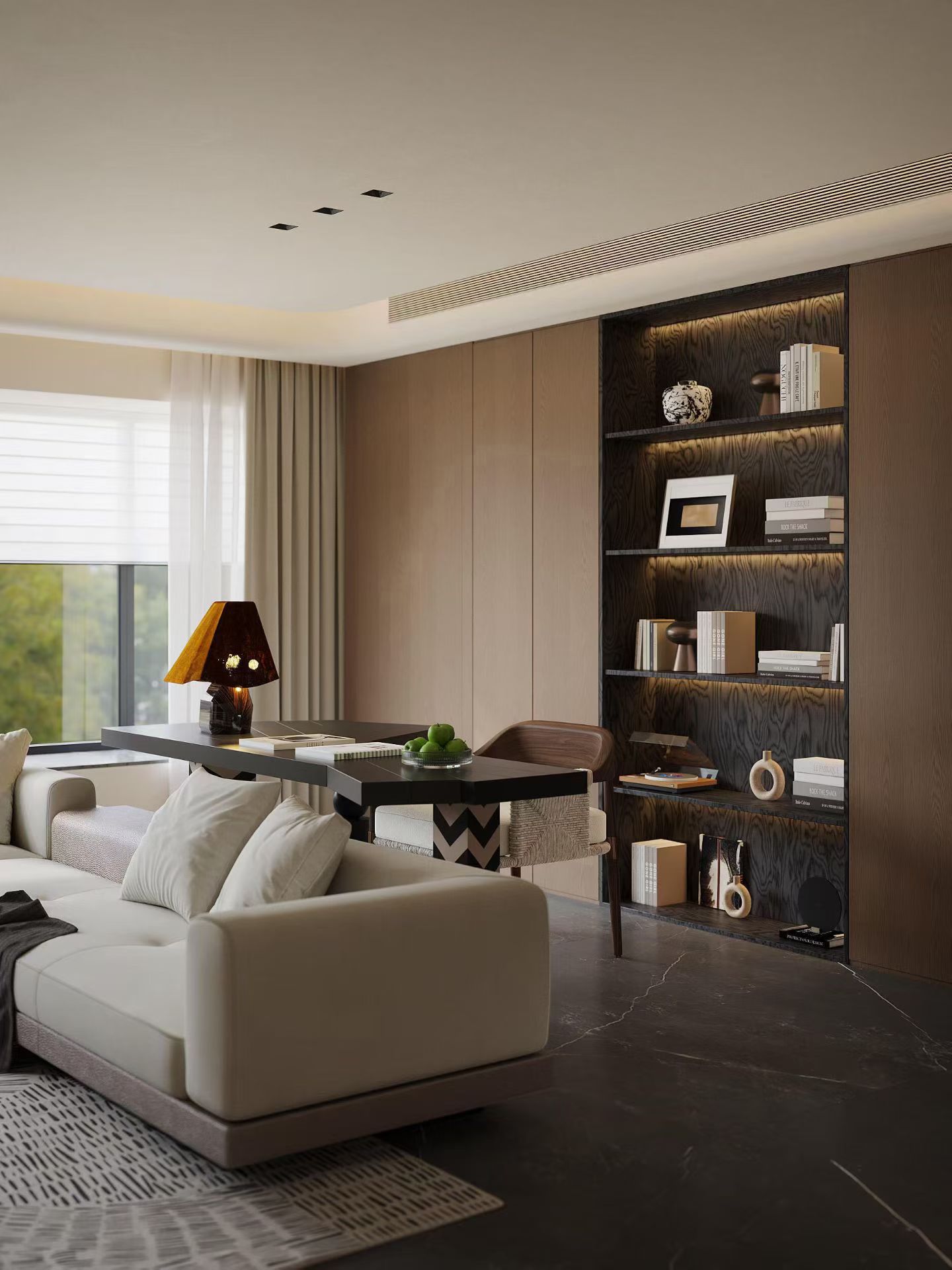 大平层的轻奢老钱风-4