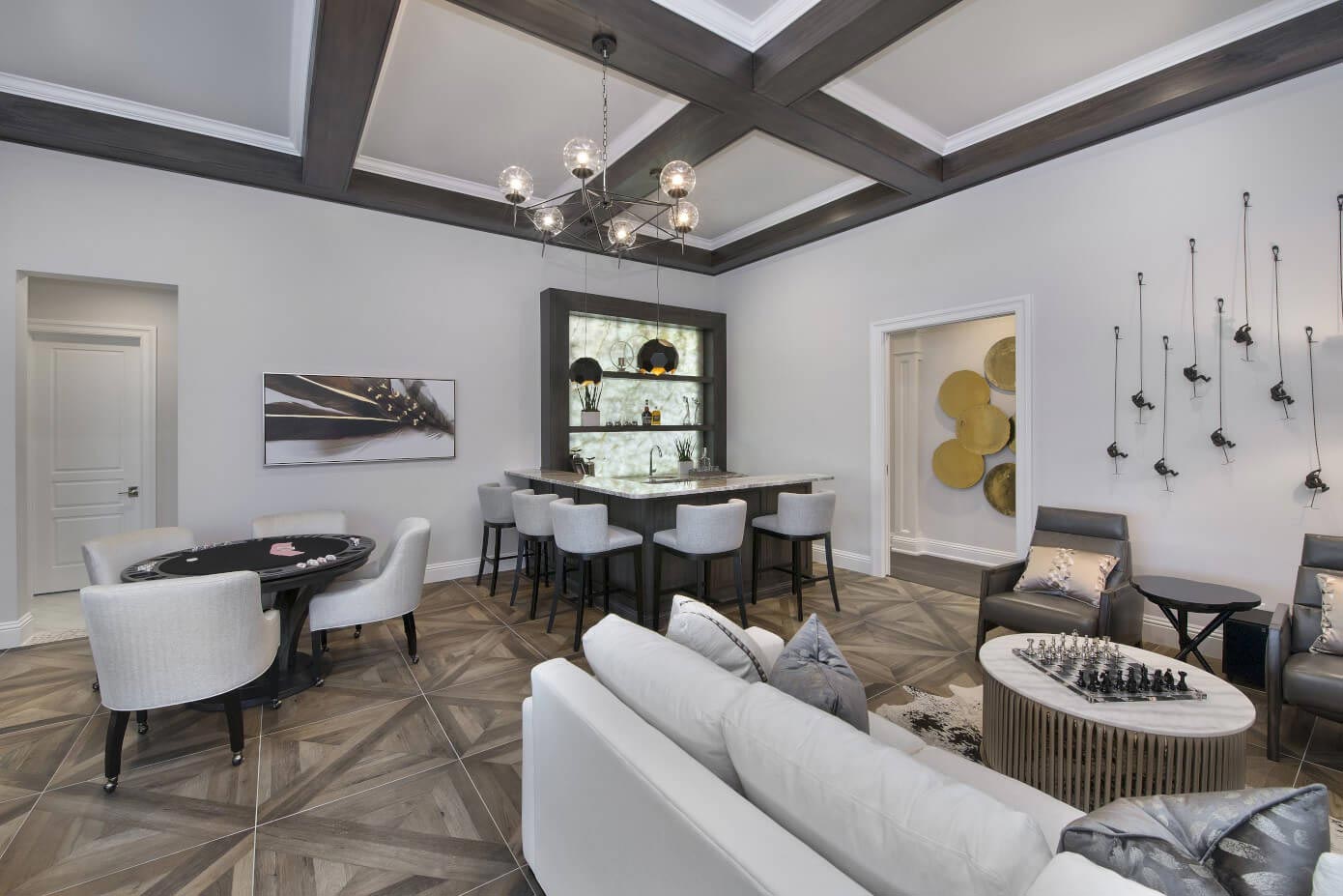 佛罗里达湖景智能豪宅，体验度假胜地般的宁静与隐私-9