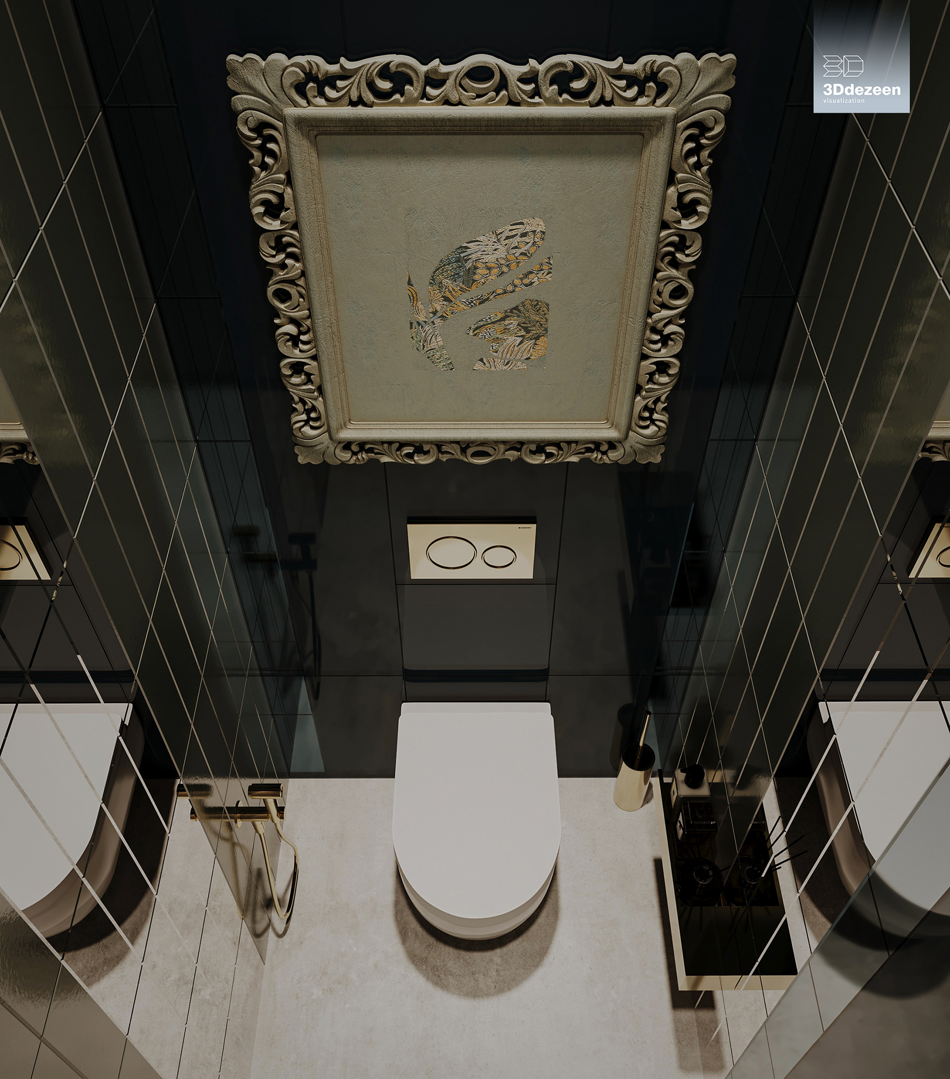 Miami Apartment 室内设计可视化丨美国-57