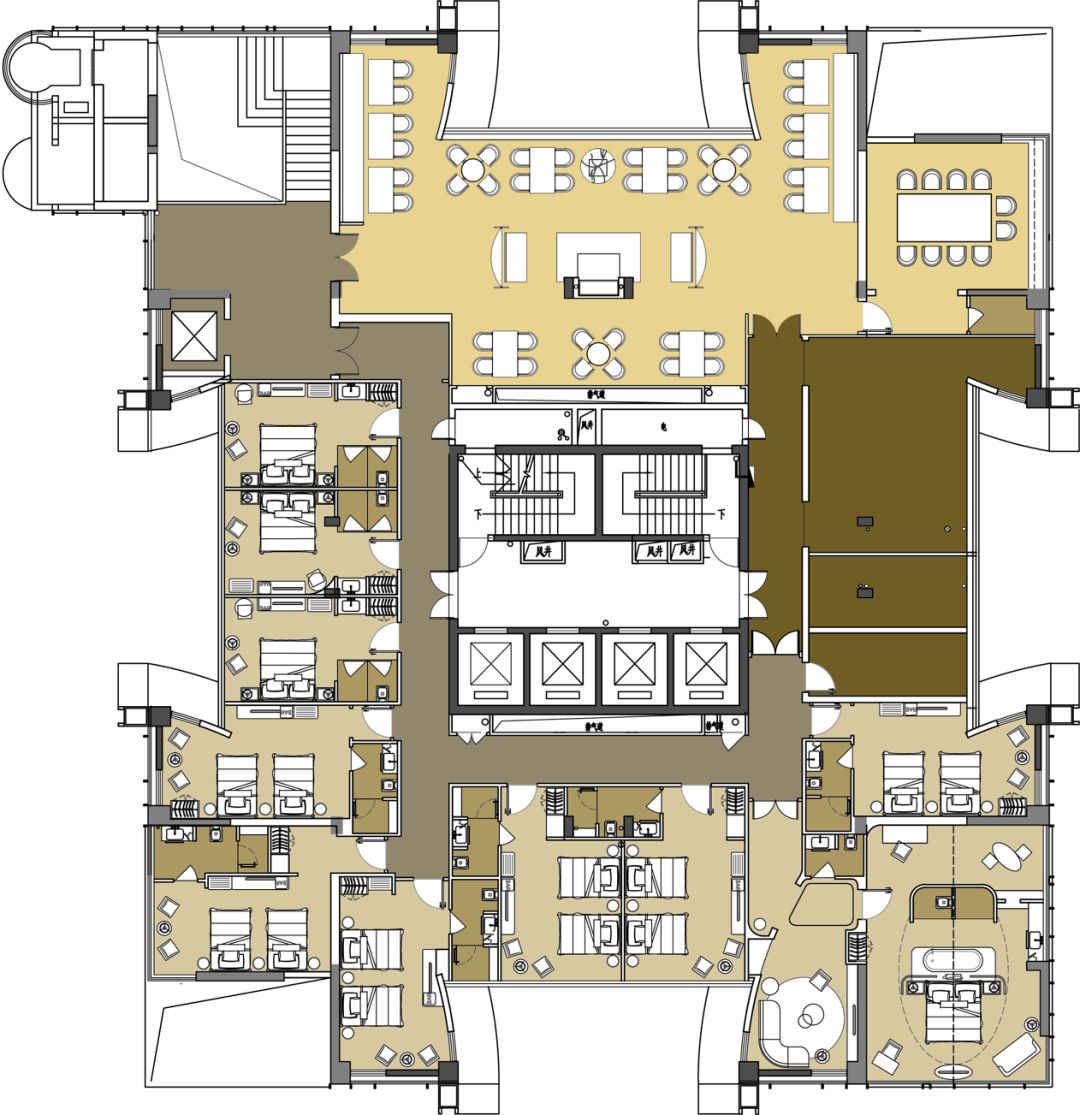 重庆大渡口步行街空中酒店,现代简约与华丽的完美融合-36