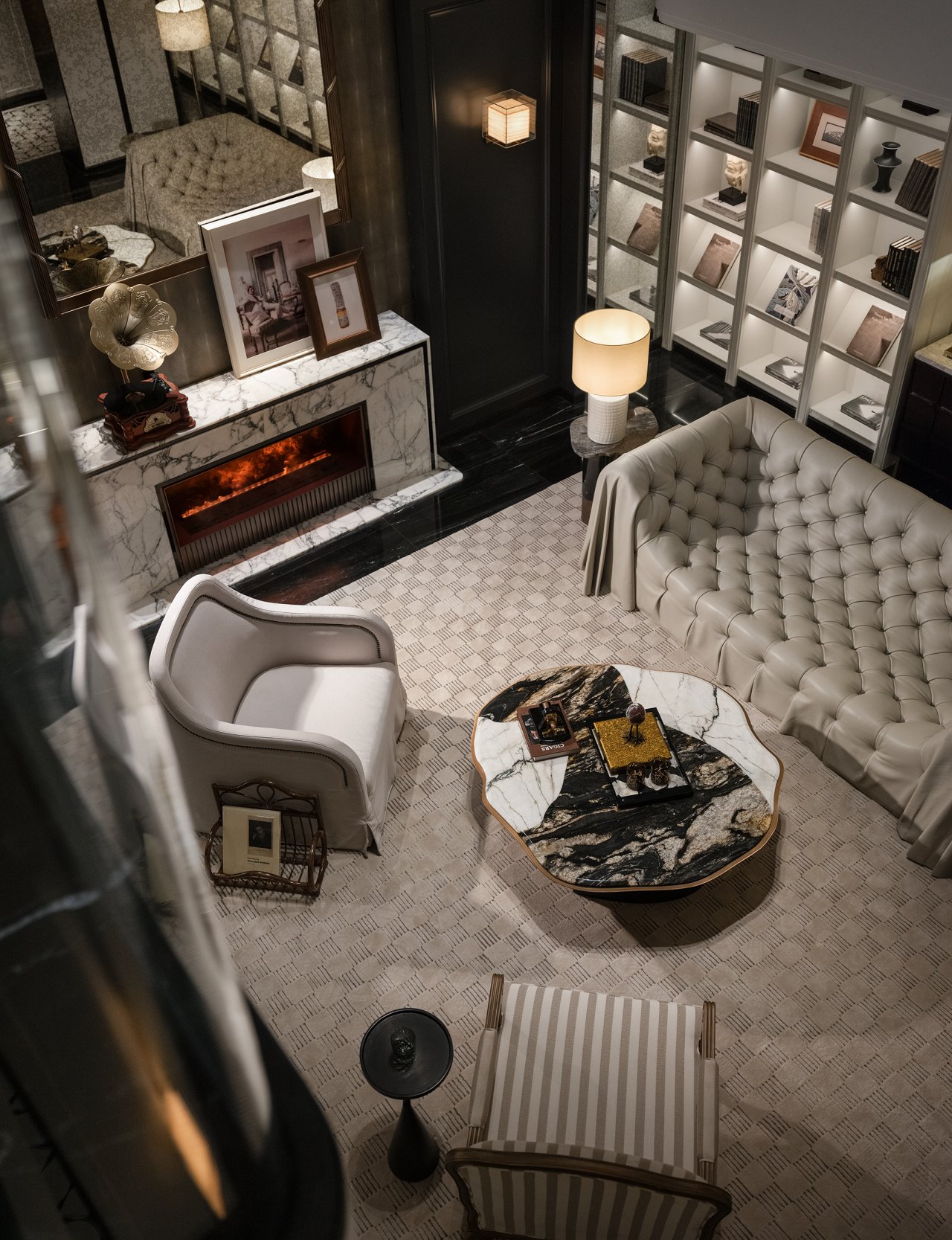 绿城·云栖玫瑰园480㎡样板房丨中国嘉兴丨硬装LYZD李益中设计,软装SIA室内空间设计-32