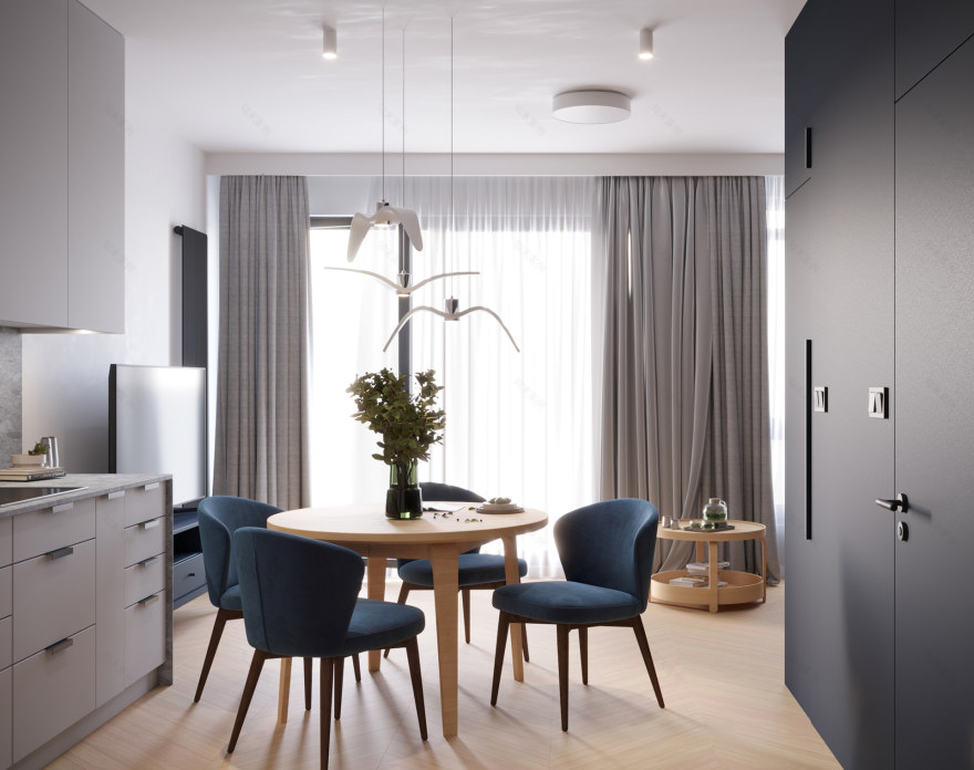 华沙小型室内项目丨波兰华沙丨Magdalena Opitek-11