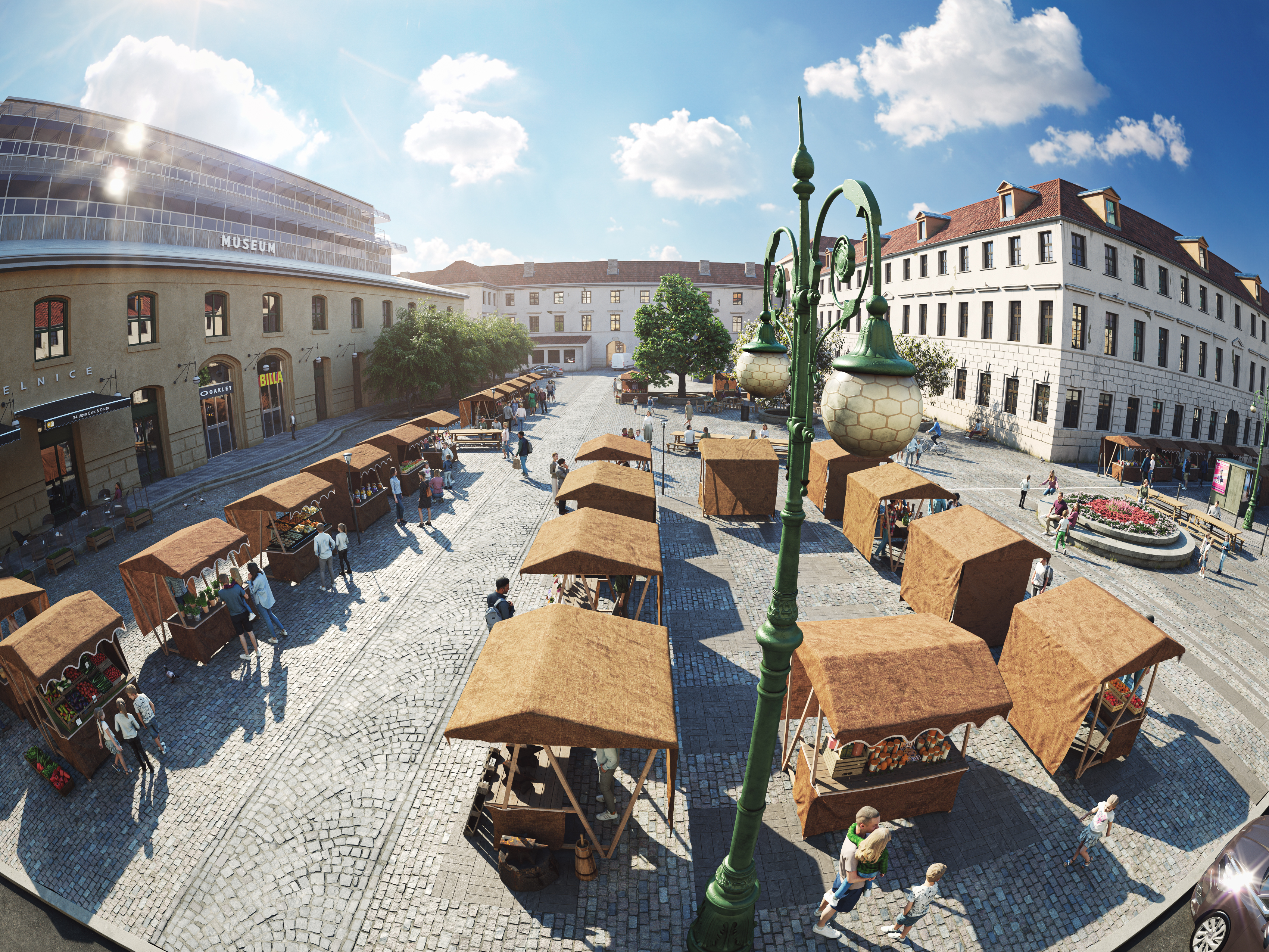 Náměstí Republiky（共和国广场）3D 模型丨意大利布拉-3