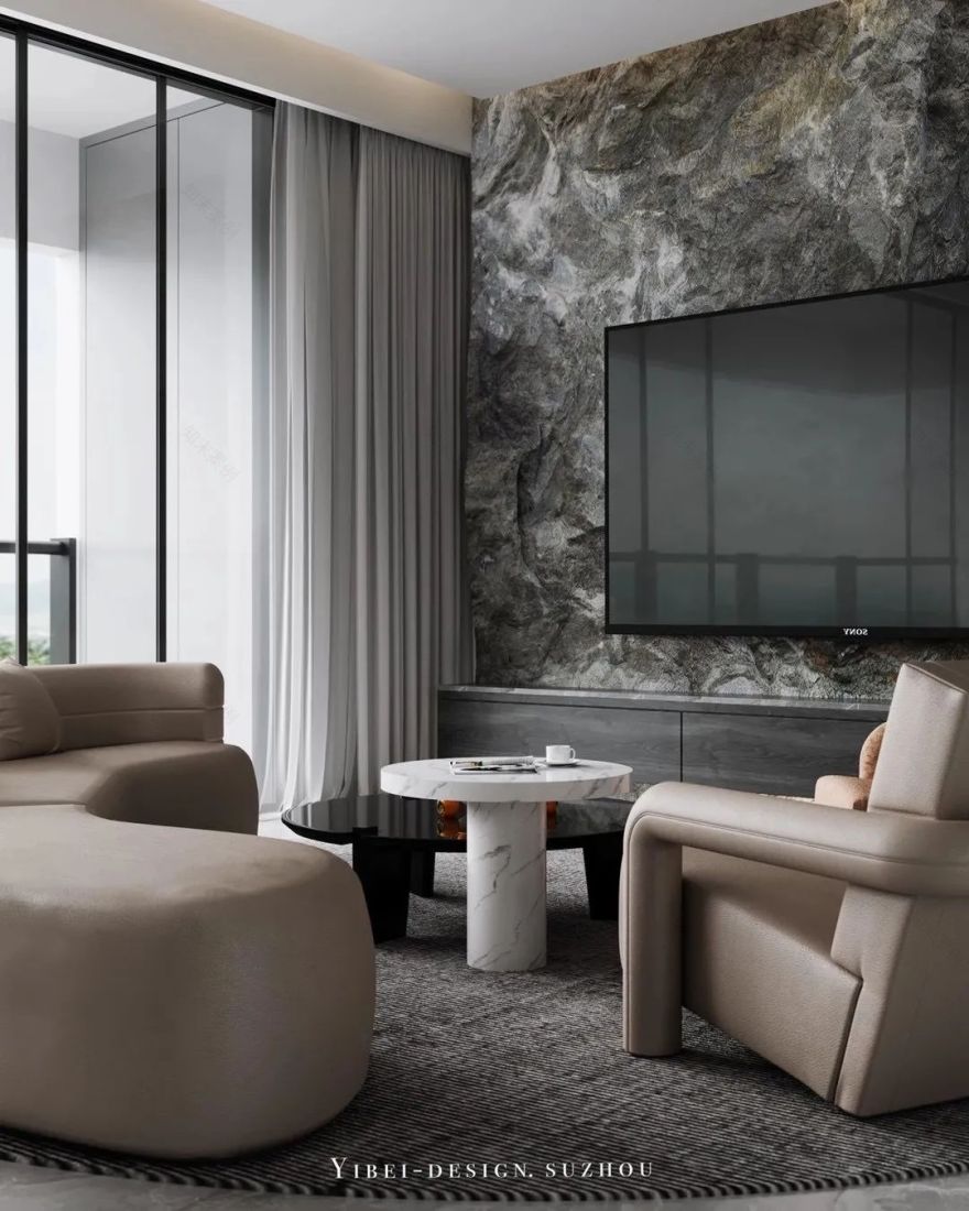 苏州现代简约精装改造 | 自然极简,光影美学-19