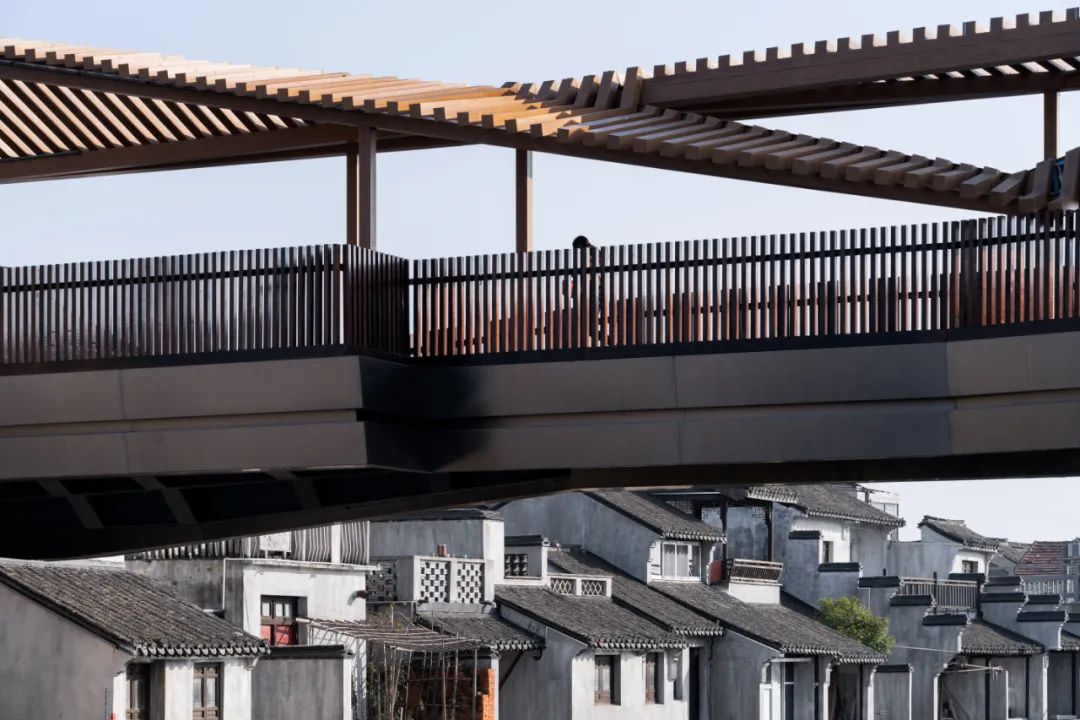 常熟沙家浜时光小镇人行天桥设计丨中国苏州丨深圳华汇设计X⁺ STUDIO-25