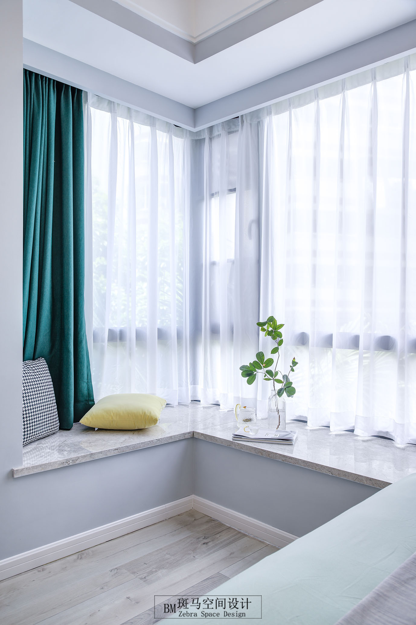 马卡龙色的浪漫空间 | 深圳庐峰翠苑 120 平方少女心设计-28