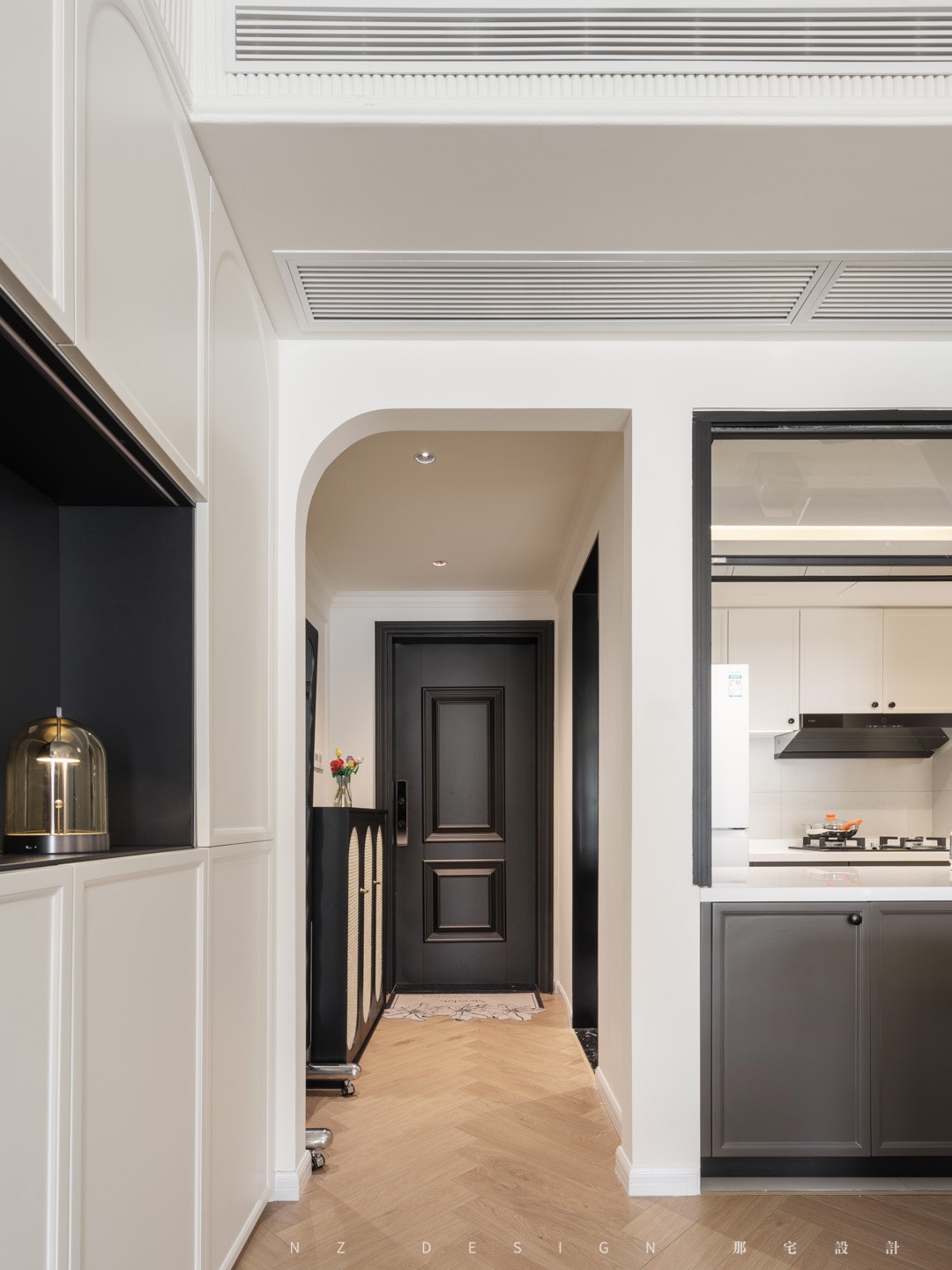 90后两人一猫的惬意法式奶油风丨中国深圳丨那宅设计事务所-16